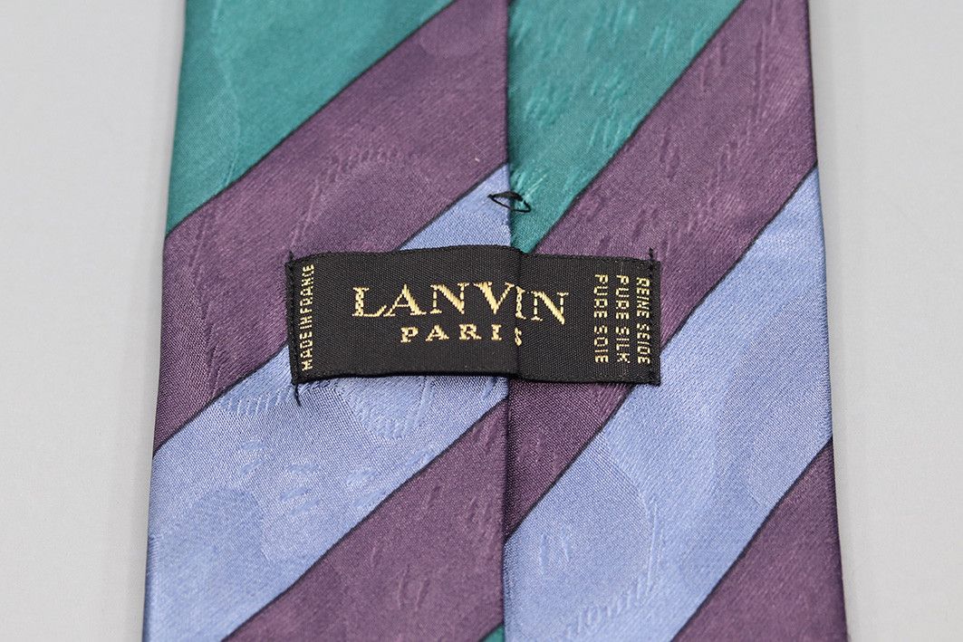 Lanvin Lanvin Paris Vintage Silk Tie Size ONE SIZE - 3 Thumbnail