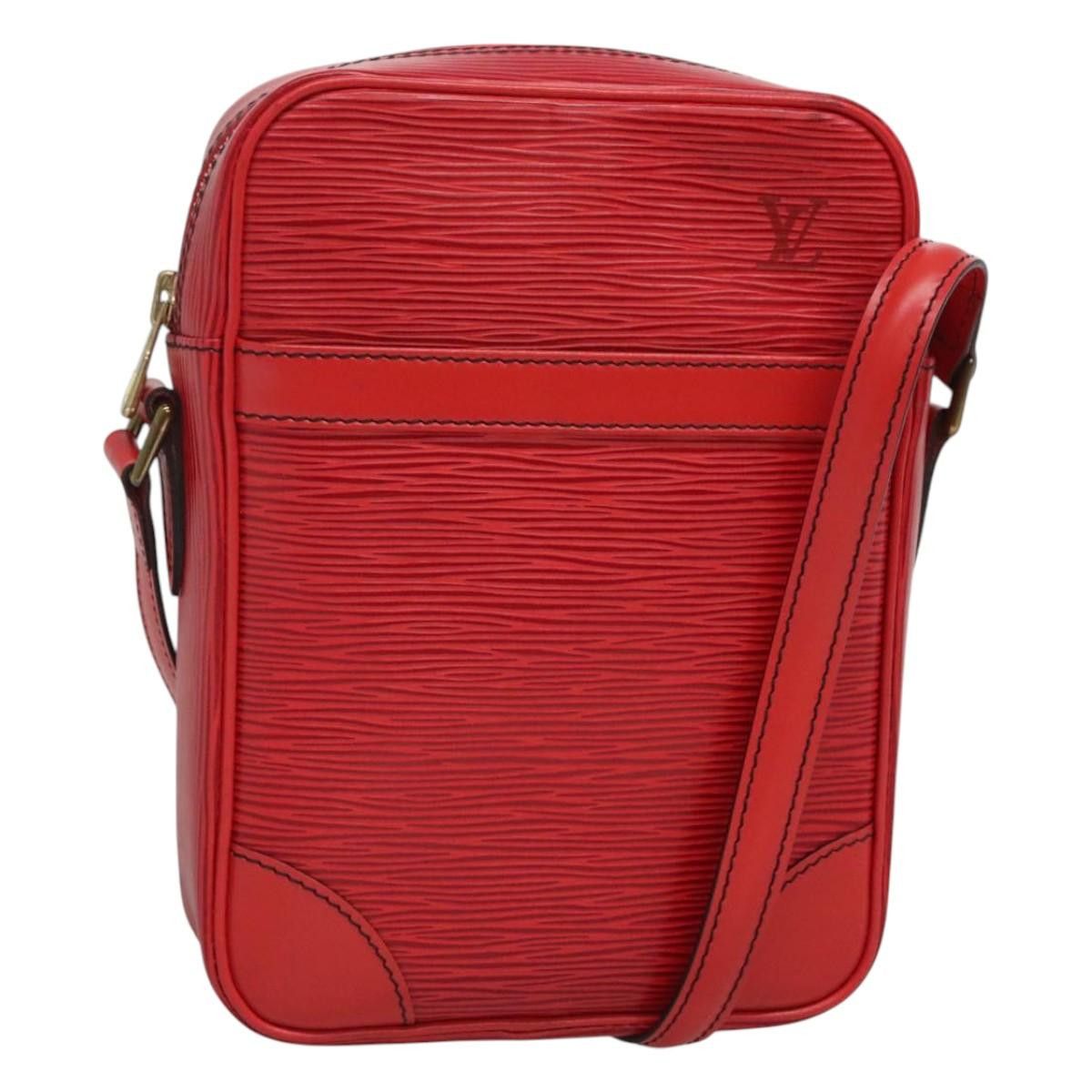 Louis Vuitton Epi Danube Shoulder Bag Red M45637 Lv Auth Ep9002, Women's