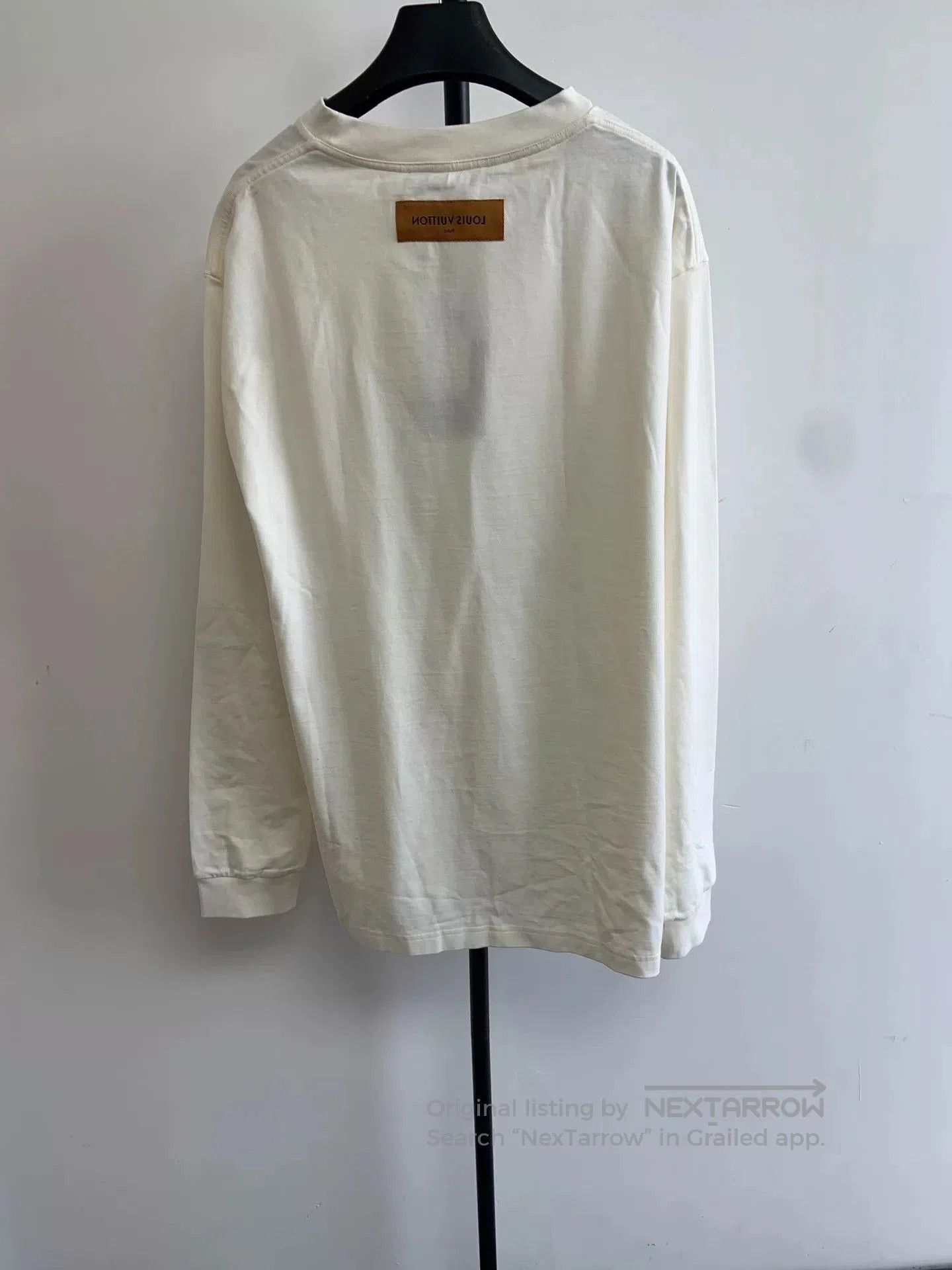 Louis Vuitton Louis Vuitton Chest Embossed Logo Long-Sleeve T-Shirt. Size US XL / EU 56 / 4 - 2 Thumbnail