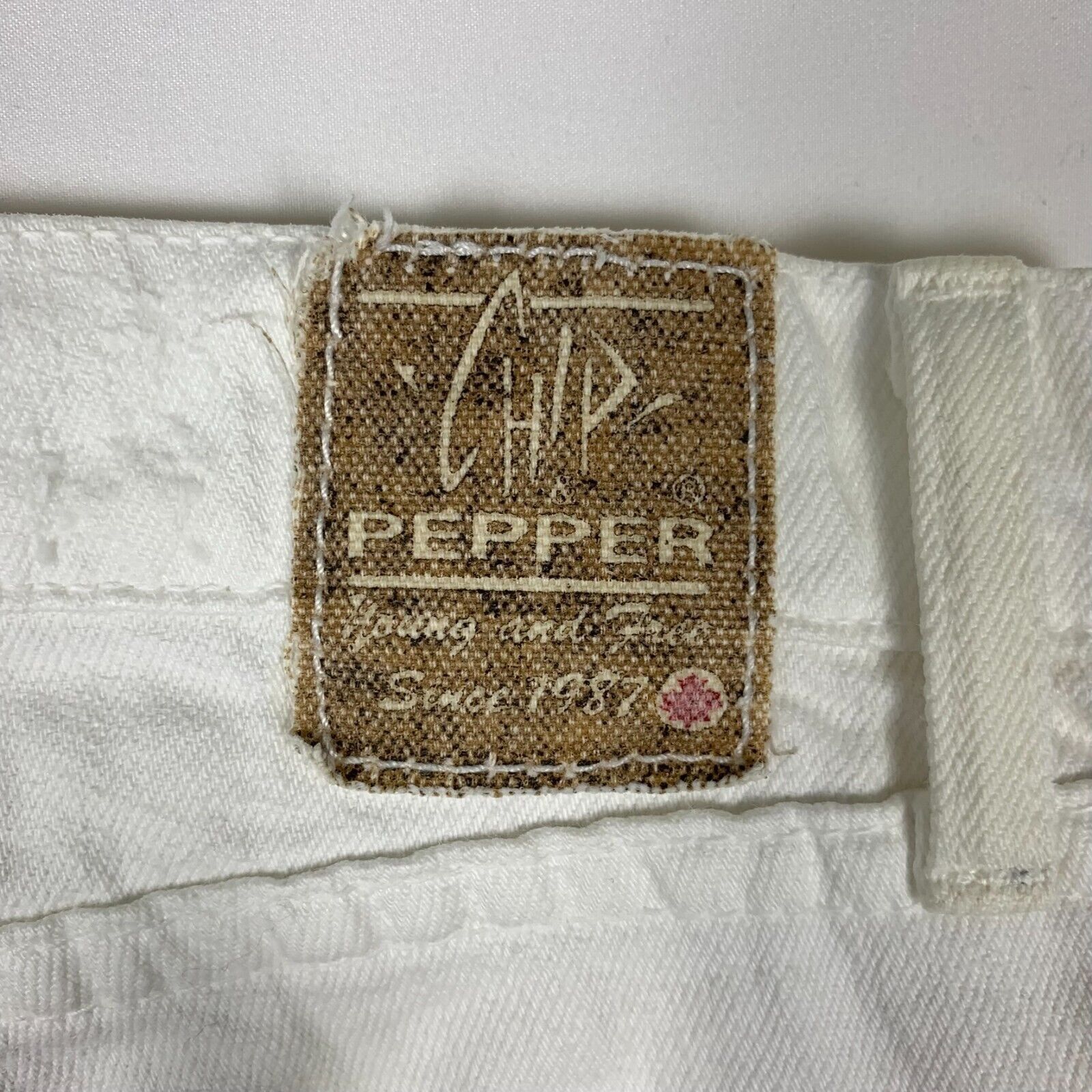 Chip & Pepper Chip & Pepper Pamela Jeans Women’s 29 White Distressed Flare Size 29" - 11 Thumbnail