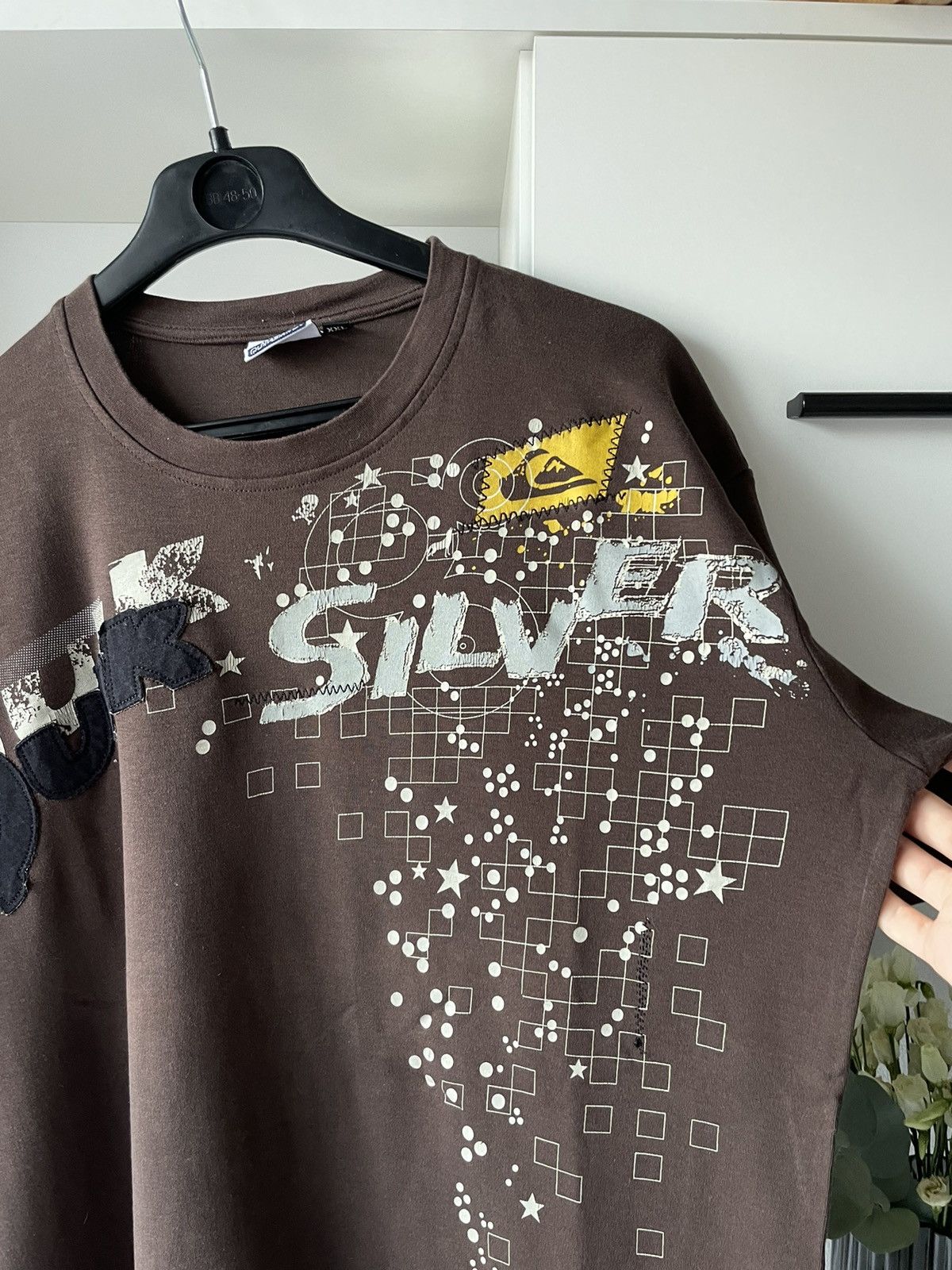 Quiksilver × Vintage Quiksilver 90’s Brown Vintage T-Shirt Big Logo VERY RARE Y2K Size US XXL / EU 58 / 5 - 6 Thumbnail