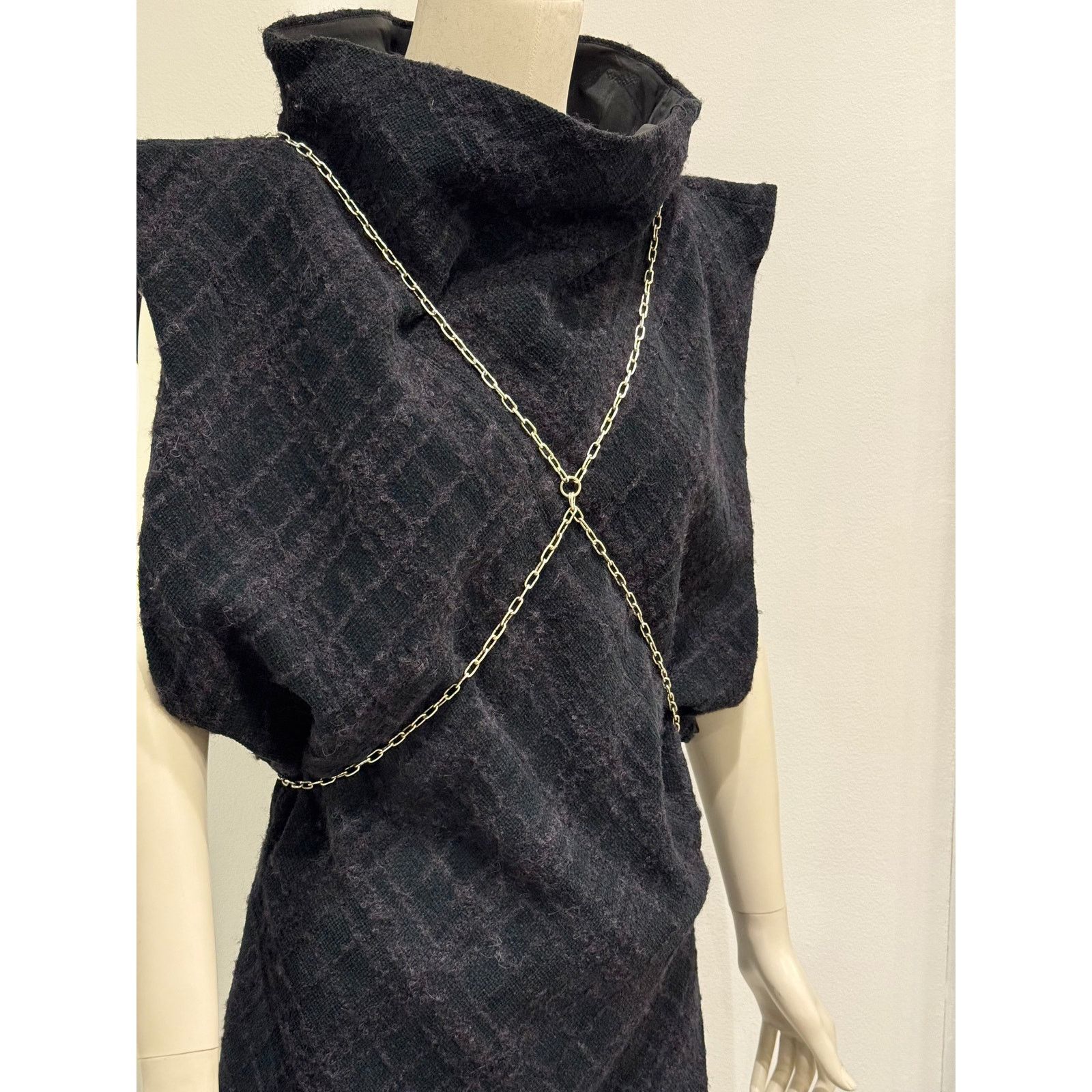 Maison Margiela A/W2001 Maison Margiela dress with harness bondage chain Size M / US 6-8 / IT 42-44 - 6 Thumbnail