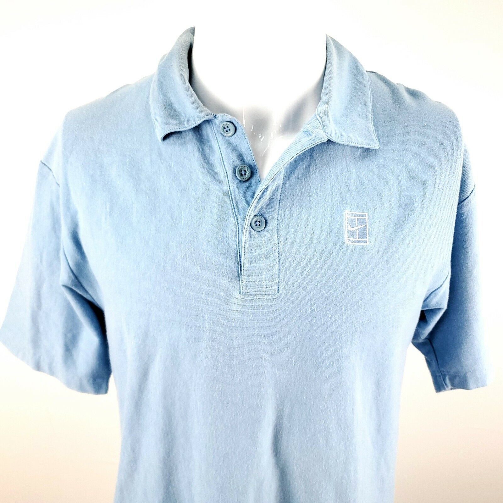 Nike Nike Small Blue Back Stripe Polo Size US S / EU 44-46 / 1 - 1 Thumbnail