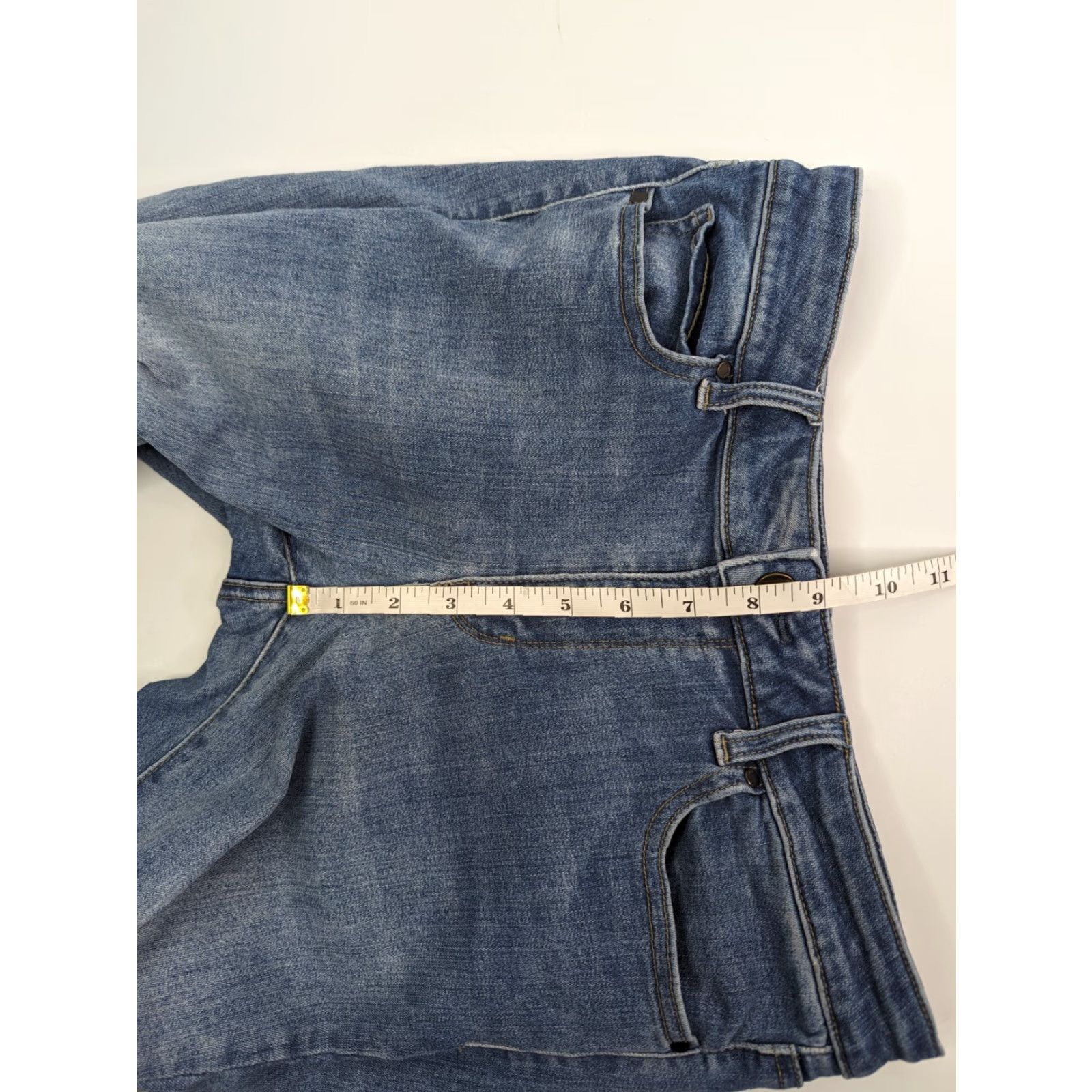 Uniqlo VINTAGE Uniqlo Jeans Dip Tye Ombré Mid Rise Skinny Tapered 27x33 Ultra Stretch Size 27" / US 4 / IT 40 - 7 Thumbnail