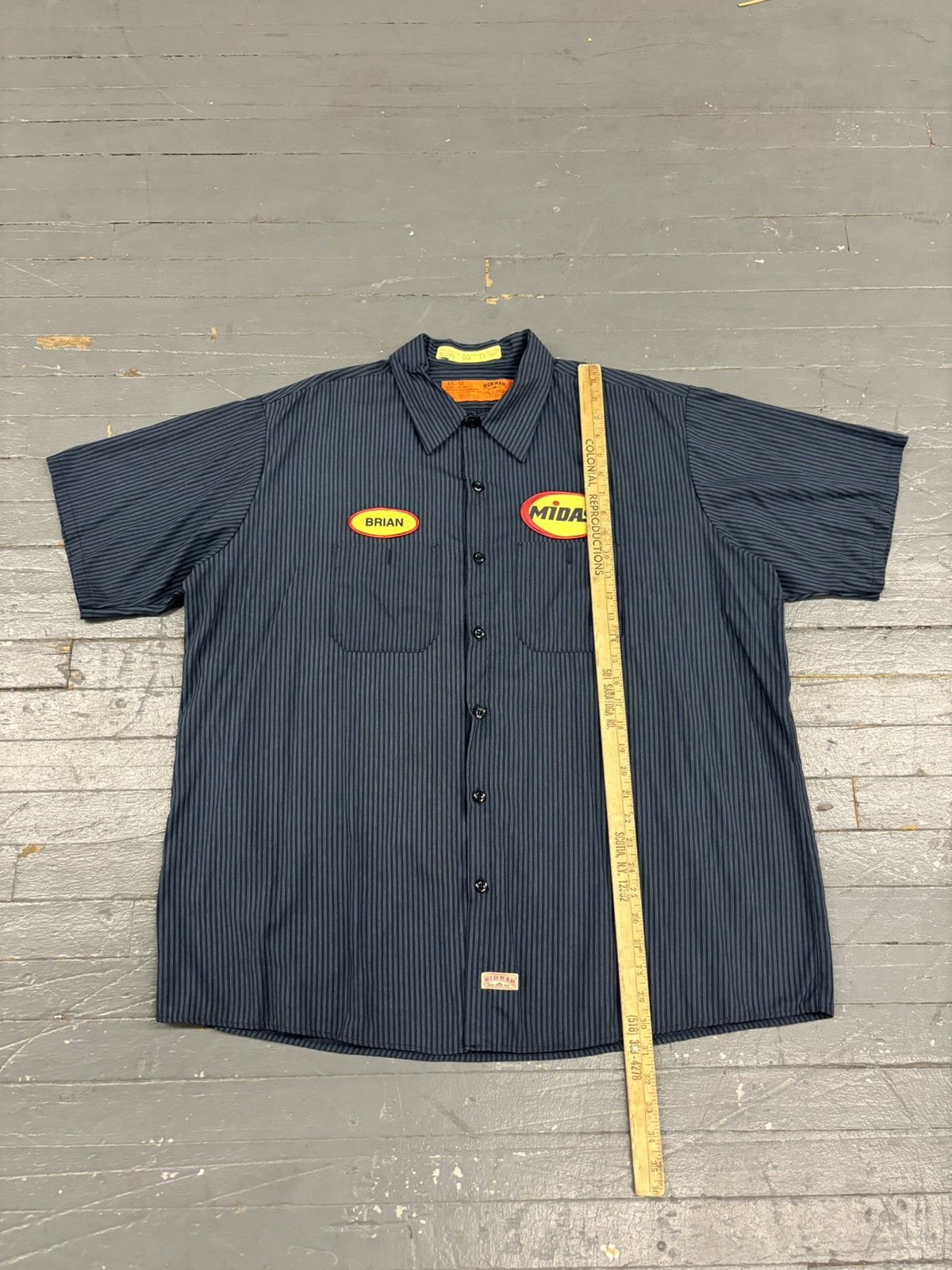 Vintage Vintage Red kap Midas workwear shirt Size US XXL / EU 58 / 5 - 6 Thumbnail
