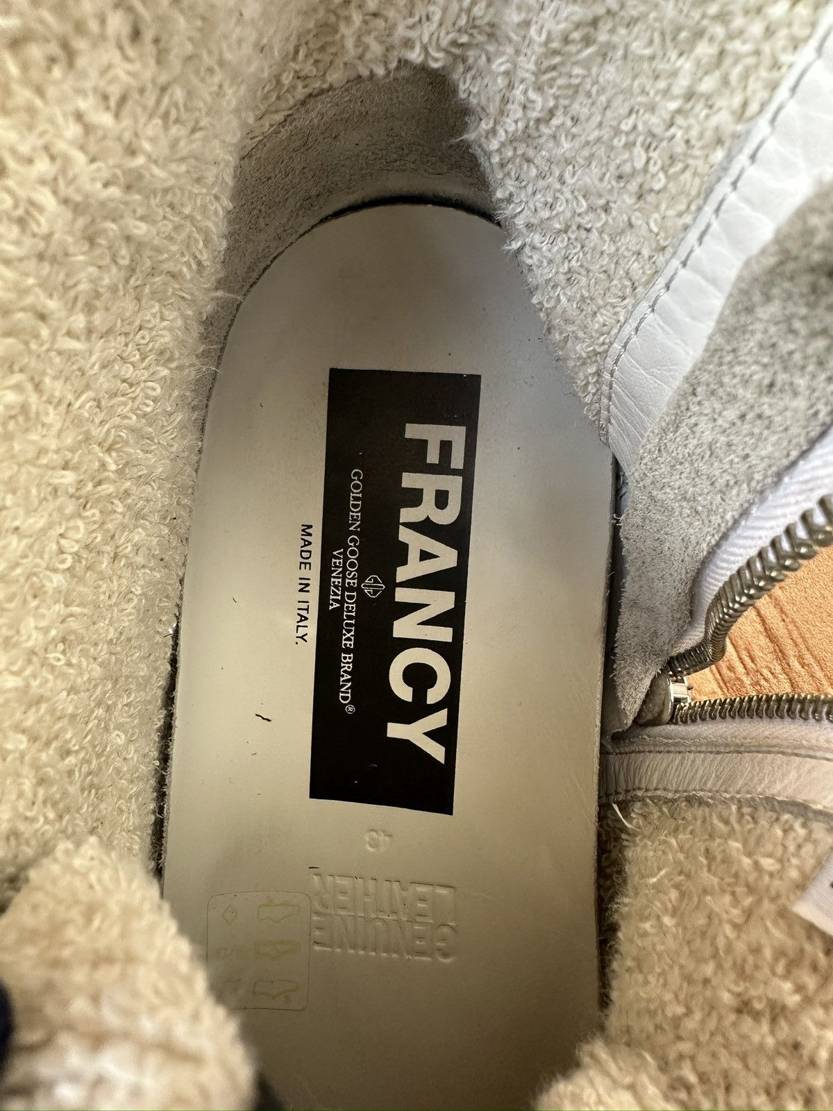 Golden Goose Golden Goose Francy Graffiti Print Leather Sneaks Size US 10 / EU 43 - 24 Thumbnail