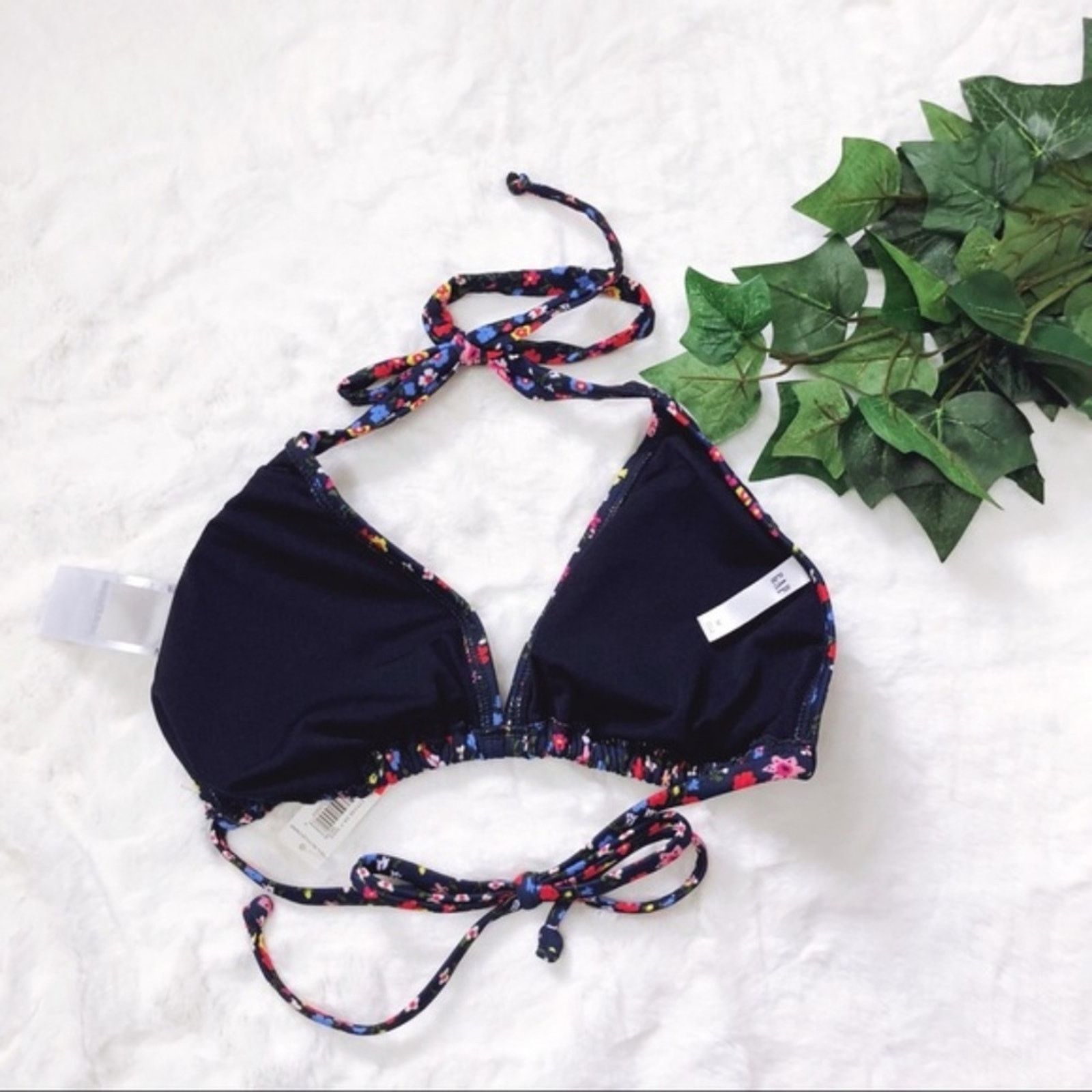 Gap GAP Floral Mix Triangle Bikini Top Size M / US 6-8 / IT 42-44 - 4 Thumbnail