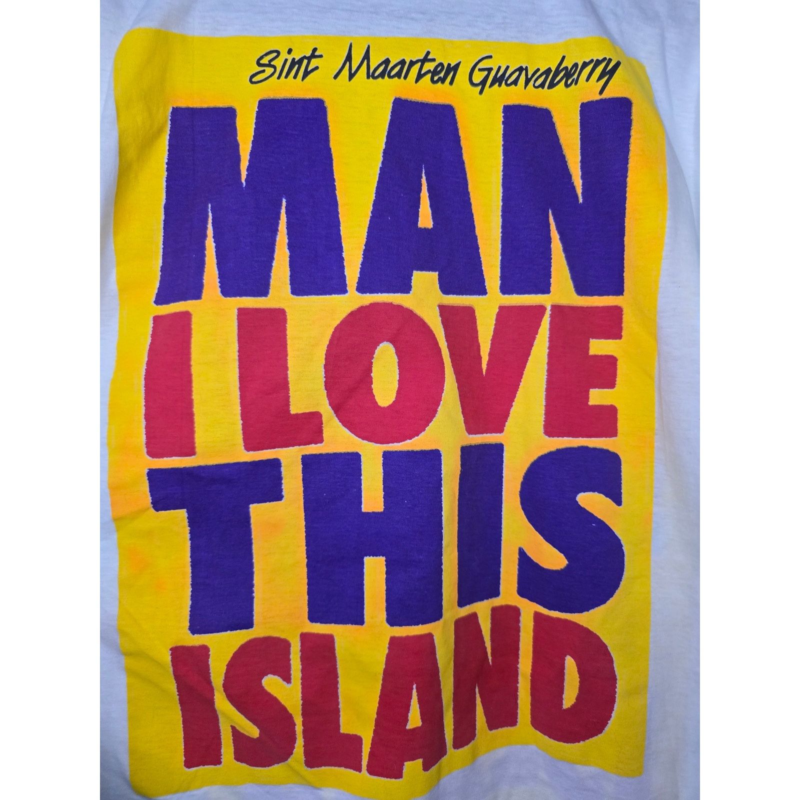 Vintage Vintage Sint Maarten Guavaberry MAN I LOVE THIS SLAND Tee Size US L / EU 52-54 / 3 - 5 Thumbnail
