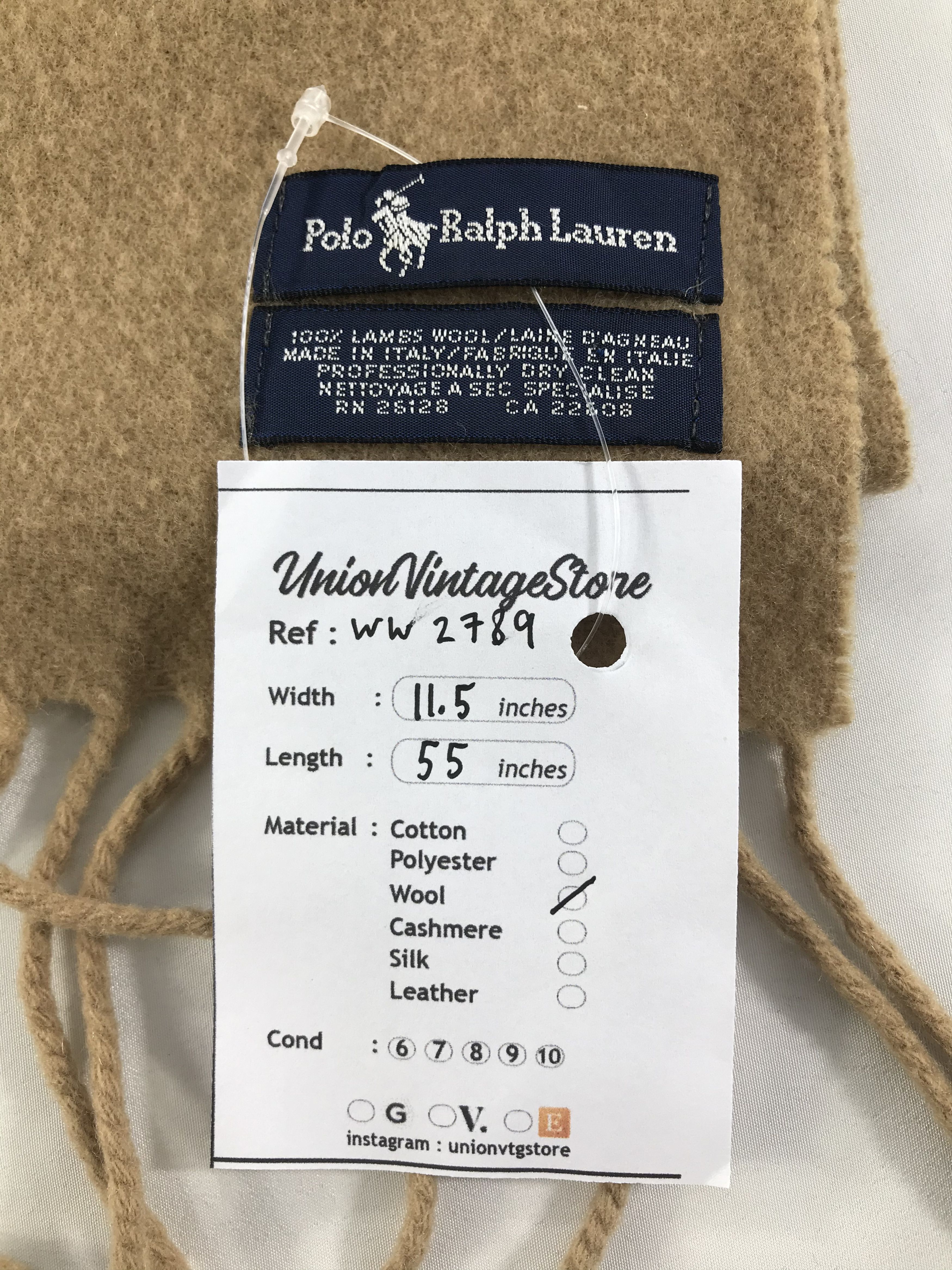 Polo Ralph Lauren × Vintage Polo Ralph Lauren Scarf / Muffler / Neckwear - WW2789 Size ONE SIZE - 5 Thumbnail