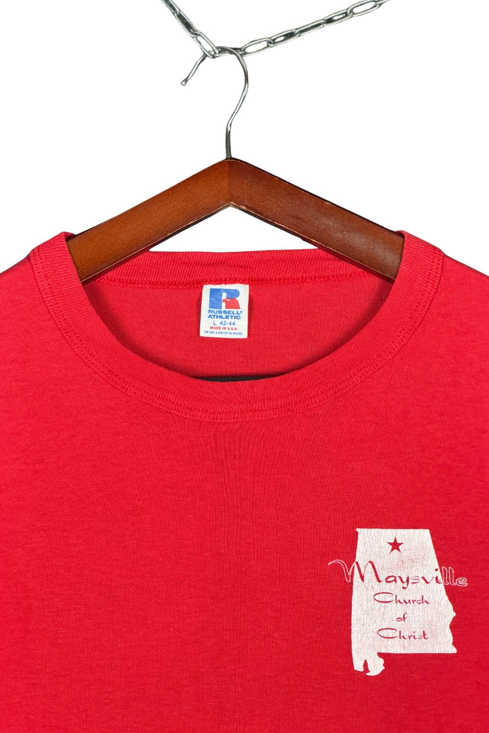 Russell Athletic 90s Russell Athletic “One Nation Under God” USA Church Tee Size US L / EU 52-54 / 3 - 6 Thumbnail