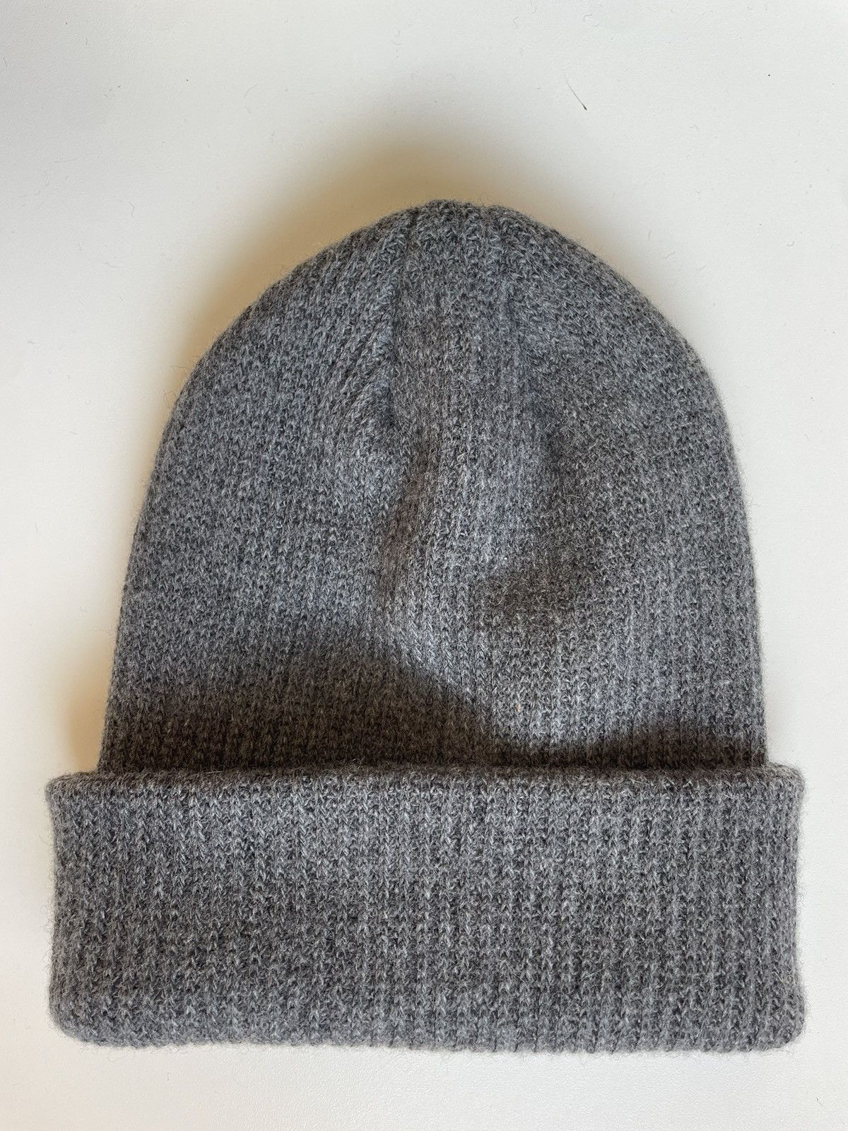 Noah Noah Recycled CASHMERE Core Logo Beanie GRAY Size ONE SIZE - 2 Thumbnail