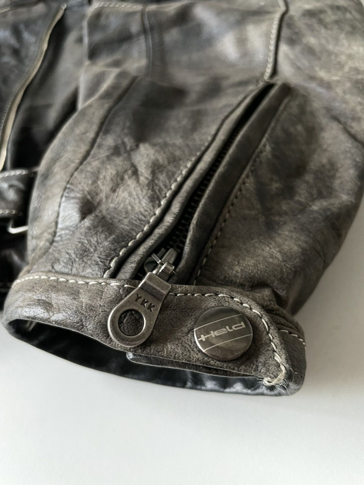 Vintage Vintage Held Racing Leather Jacket Punk Faded Brown Moto Y2K Size US XL / EU 56 / 4 - 14 Thumbnail