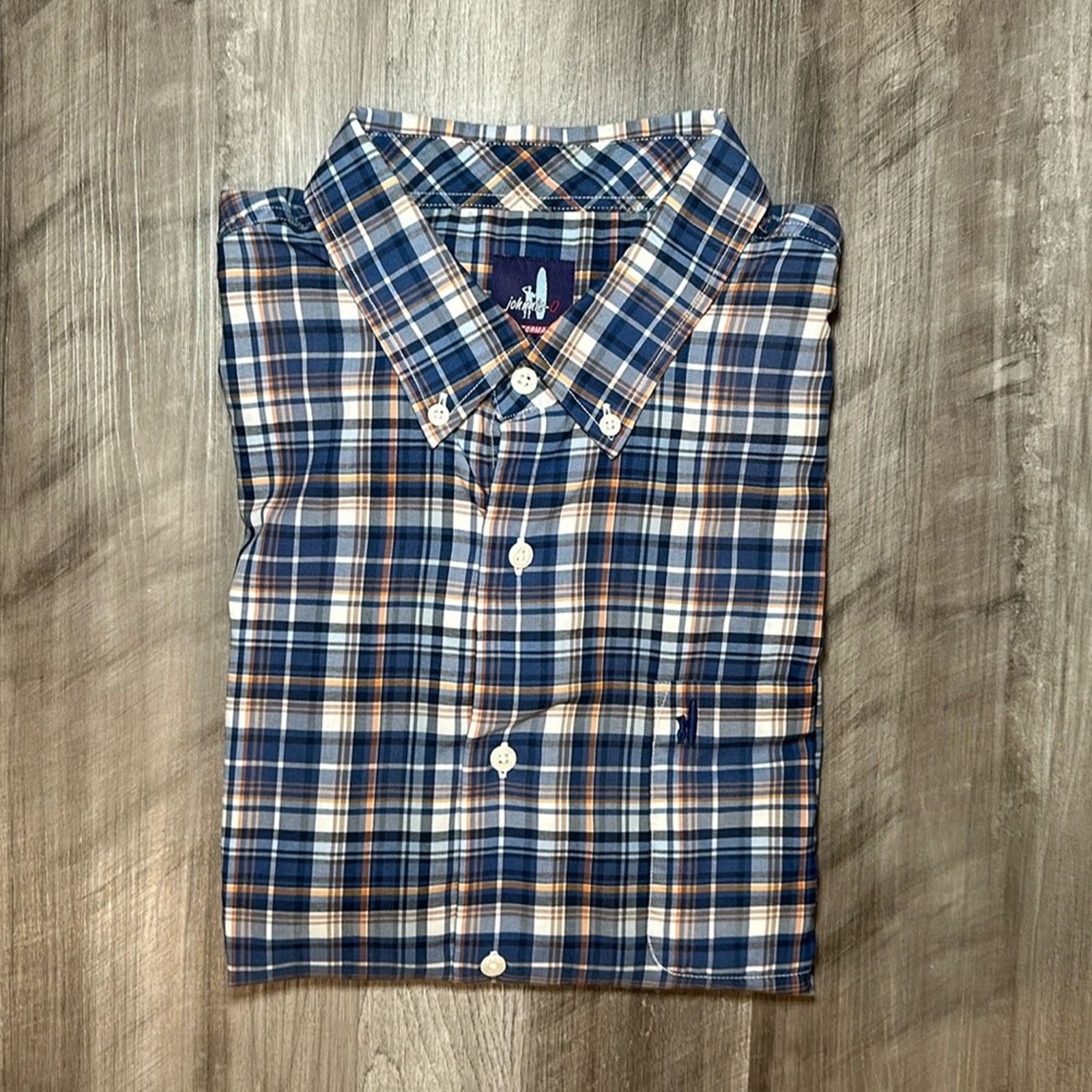 johnnie-O Johnnie-O Dex Prep-Formance Long Sleeve Button Down - XL Size US XL / EU 56 / 4 - 1 Thumbnail