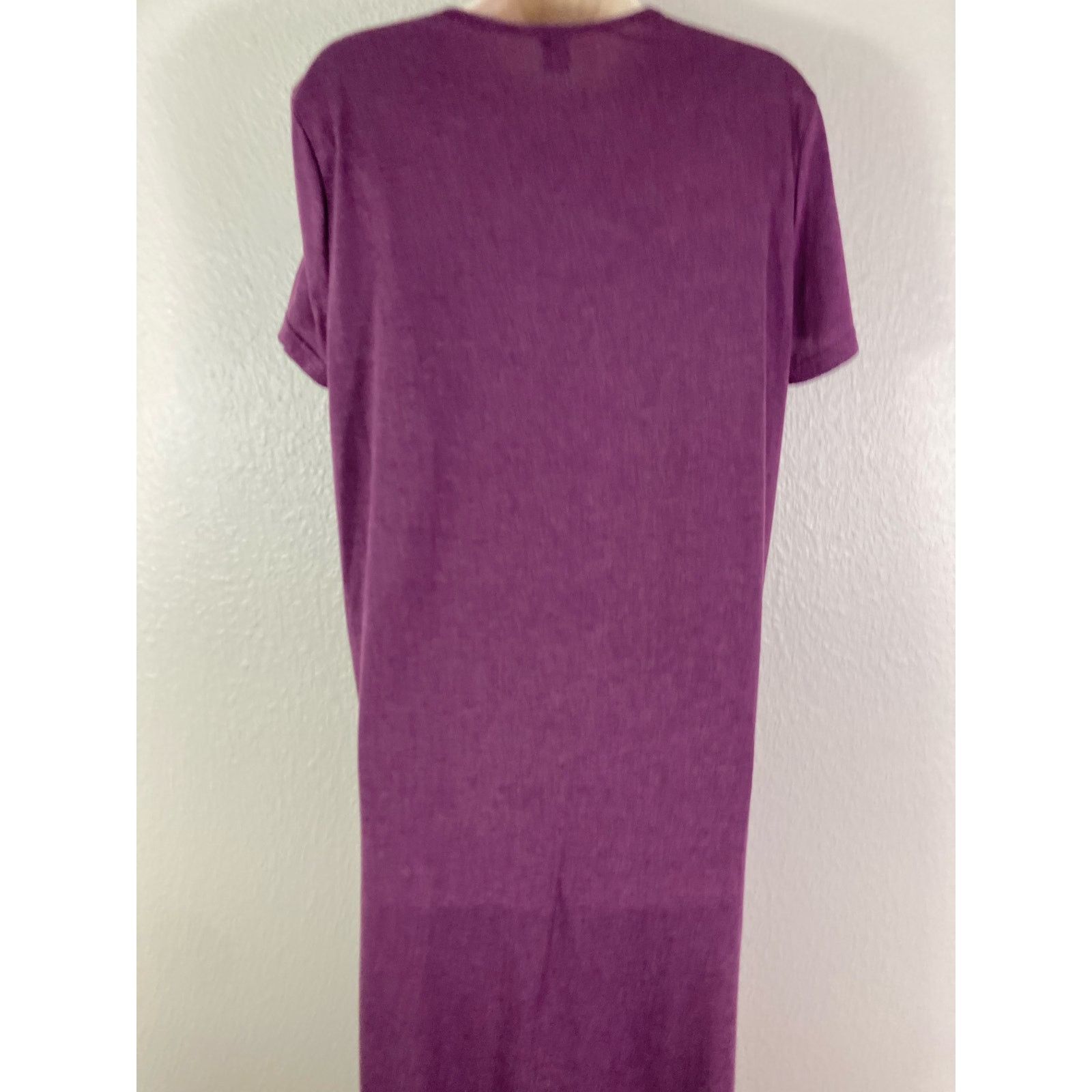 Shein SHEIN Women's Purple Short Sleeve T-Shirt Dressl Size L Size L / US 10 / IT 46 - 8 Thumbnail