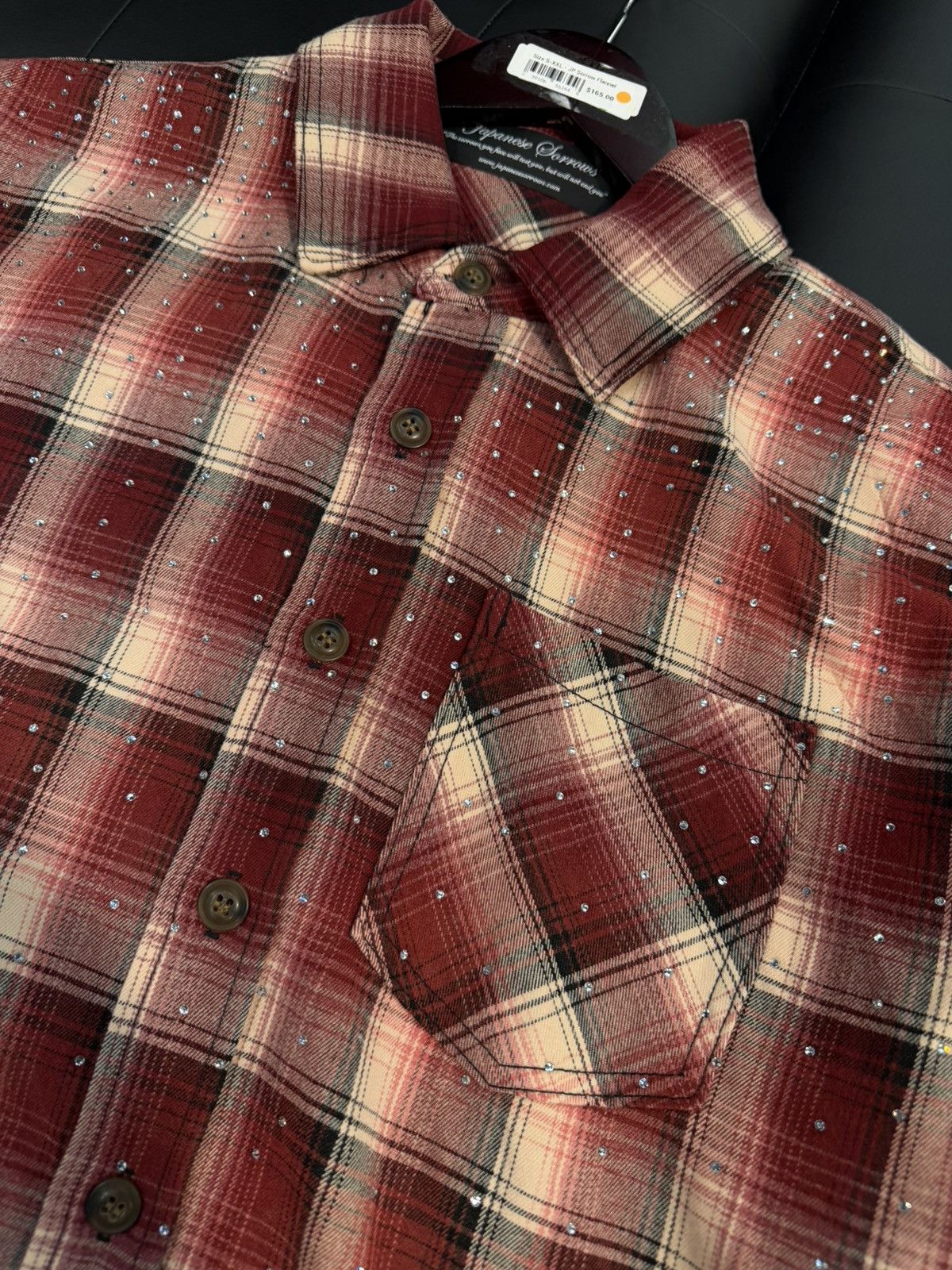 Other Size M - JP Sorrow Rhinestone Flannel Red Size US M / EU 48-50 / 2 - 5 Thumbnail