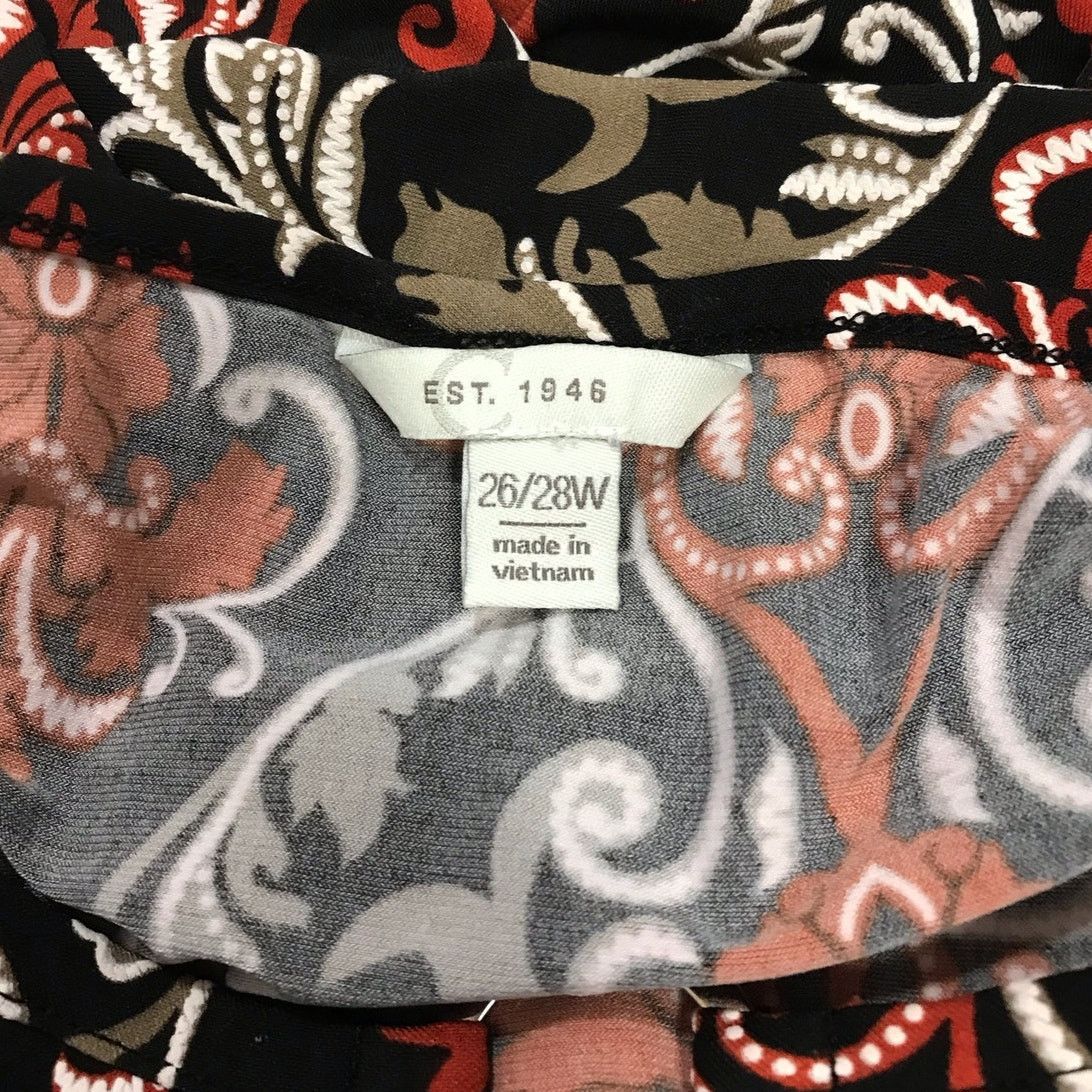 Other Cato Est. 1946 Round Neck Long Sleeve Blouse 2X Size XXL / US 16-18 / IT 52-54 - 3 Thumbnail