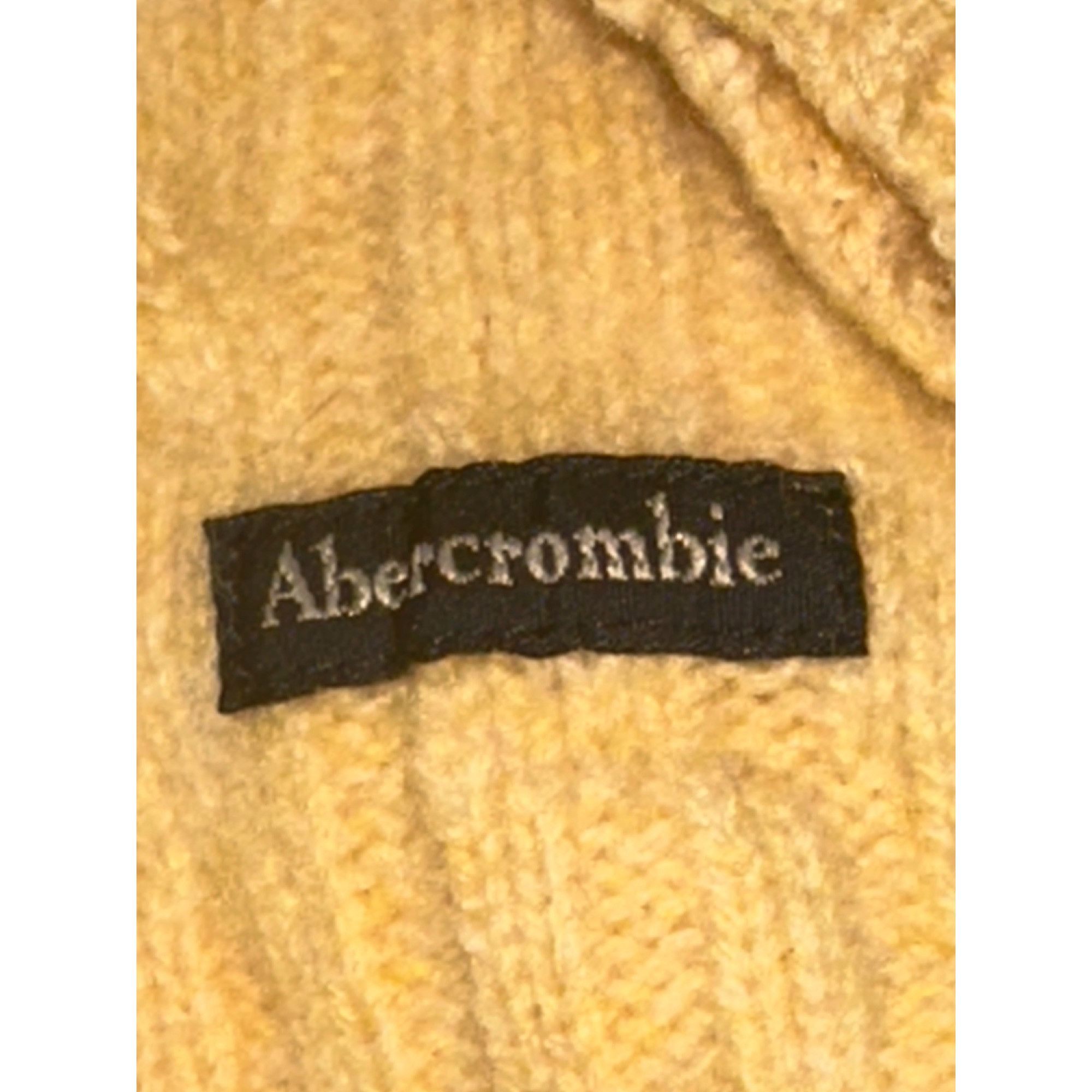 Abercrombie & Fitch Abercrombie & Fitch Yellow Cable Knit Wool Hoodie Sweater Wo Size M / US 6-8 / IT 42-44 - 11 Thumbnail