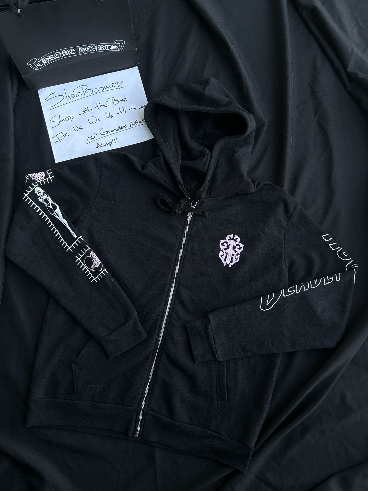Chrome Hearts CHROME HEARTS DEADLY DOLL ZIP UP | Grailed