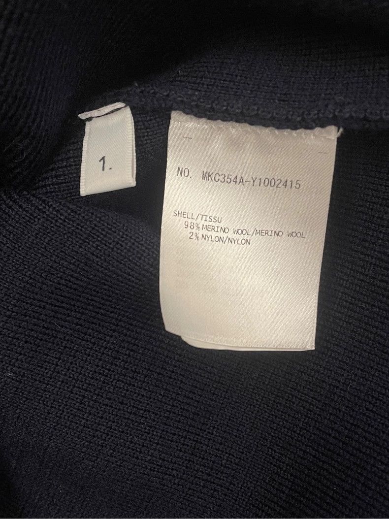 Thom Browne Thom browne Navy blue two-arm striped wool cardigan 2504-Ne Size US S / EU 44-46 / 1 - 6 Thumbnail