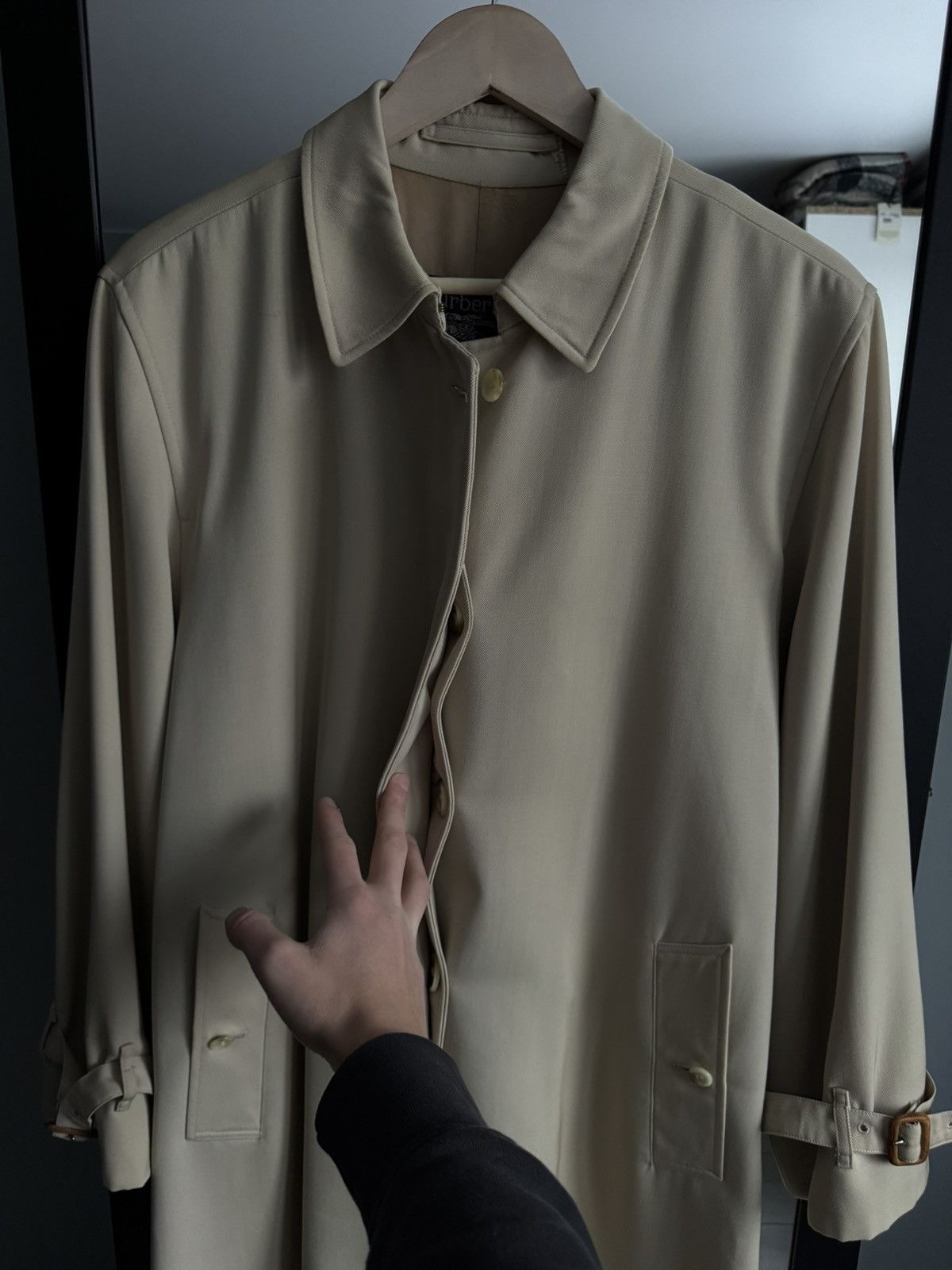 Burberry Vintage Burberrys Specialy All Wool Burella Trench Coat Size XL / US 12-14 / IT 48-50 - 12 Thumbnail