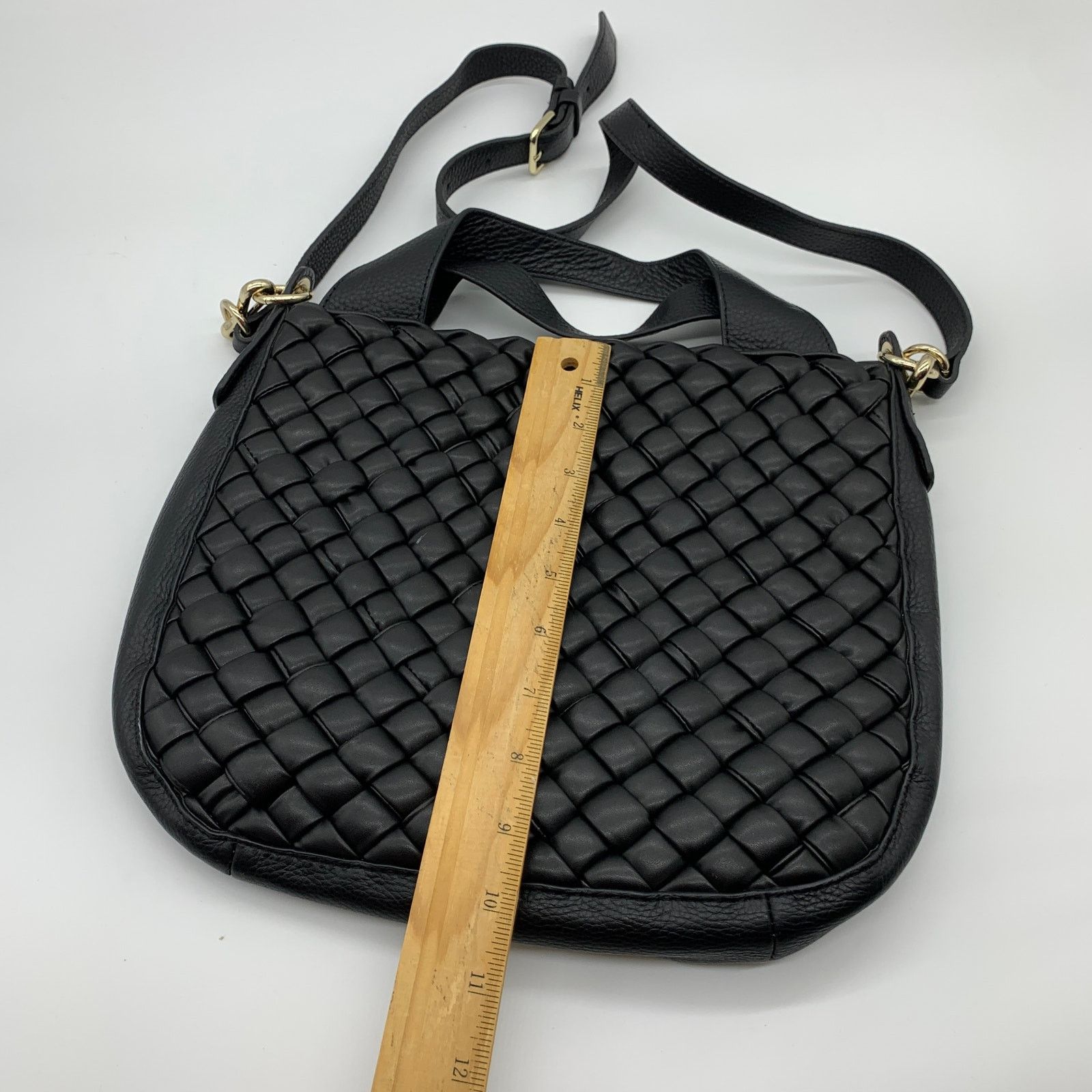 Other Vince Camuto Leather Handbags Puffy Weave Tote Miki Size ONE SIZE - 5 Thumbnail