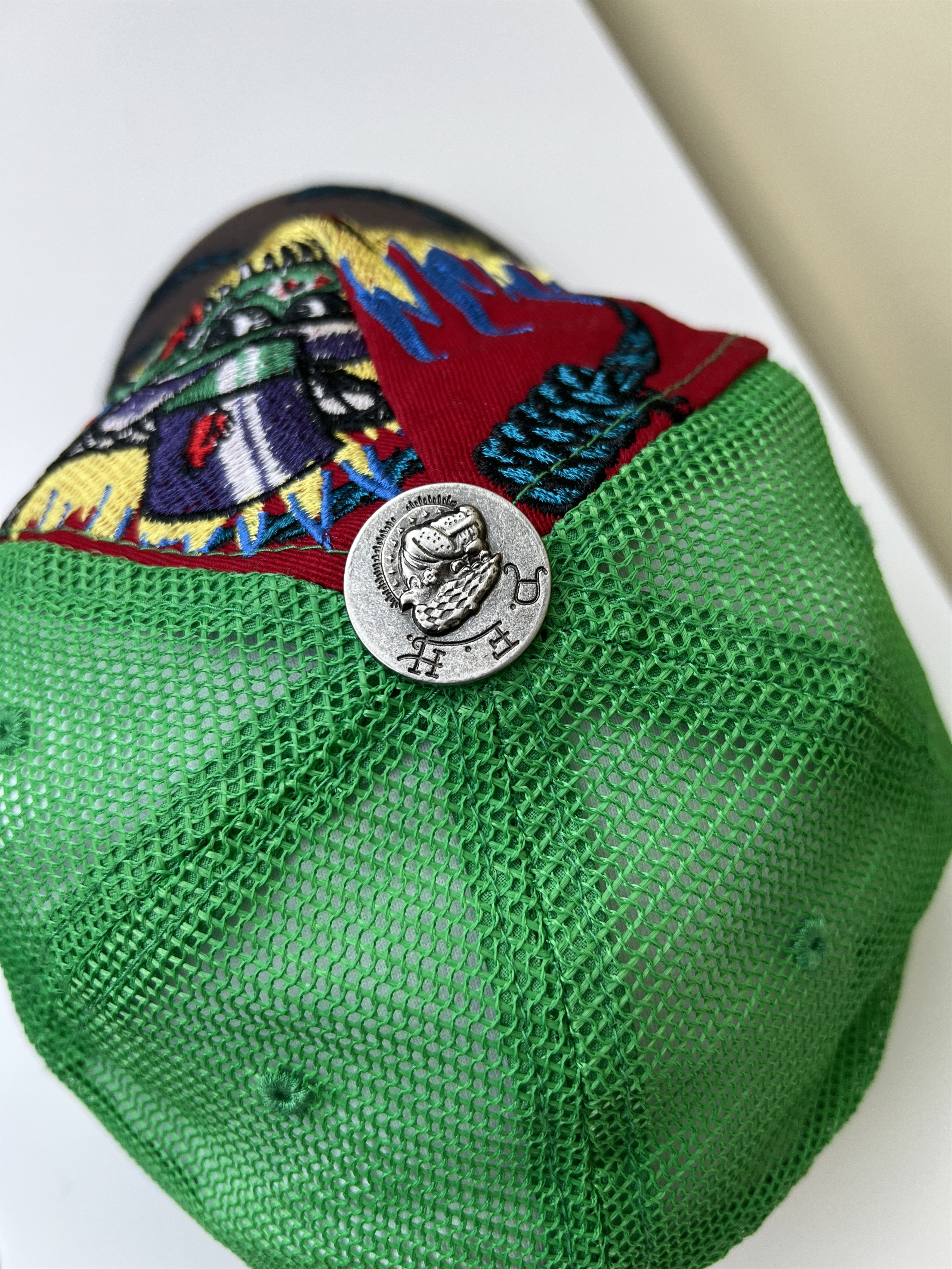 Ed Hardy Ed Hardy Dragon Snake Trucker Hat – Tattoo Y2K Mesh Cap Size ONE SIZE - 4 Thumbnail