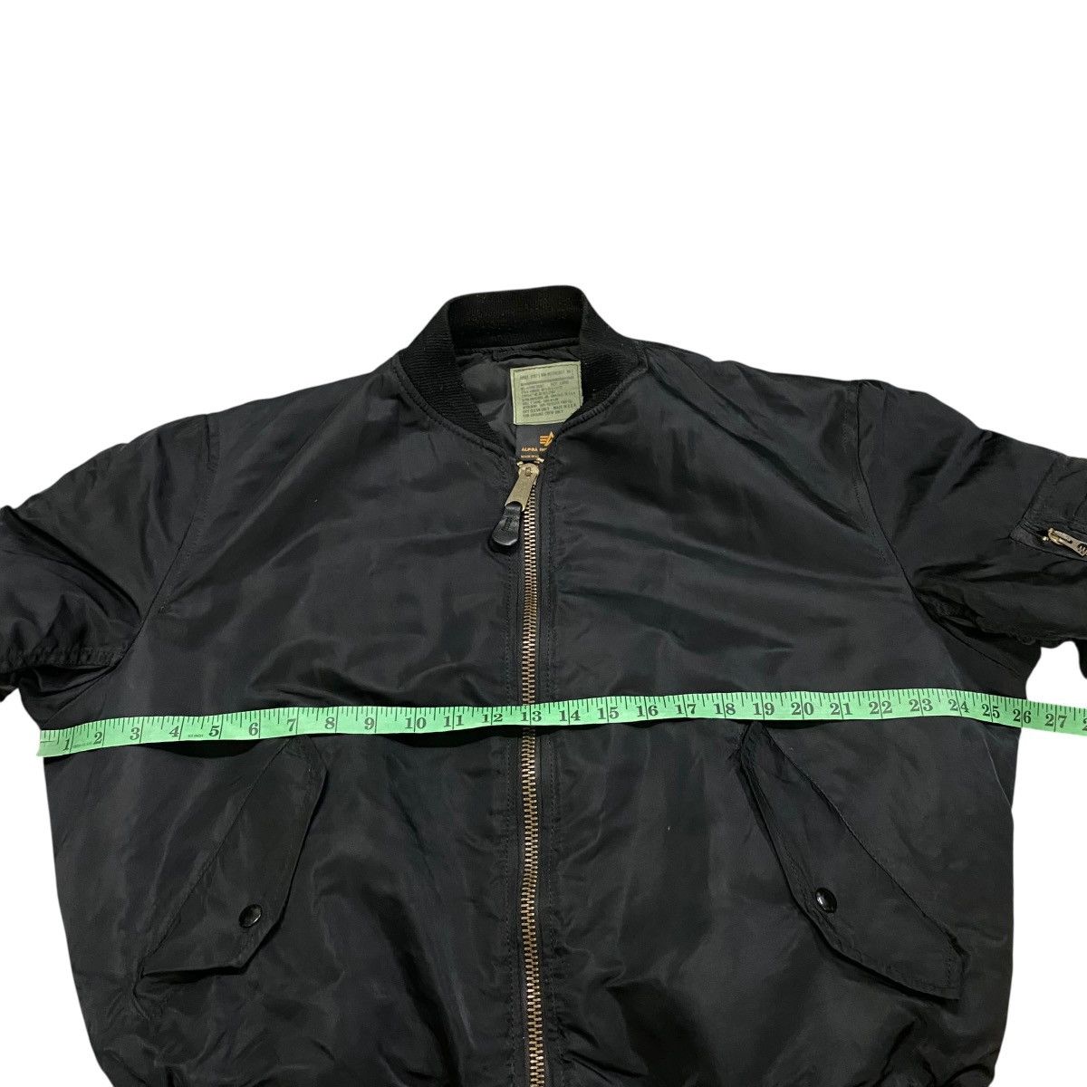 Alpha Industries Vintage Alpha Industries MA-1 Bomber Jacket Flyers Mens Size US L / EU 52-54 / 3 - 10 Thumbnail