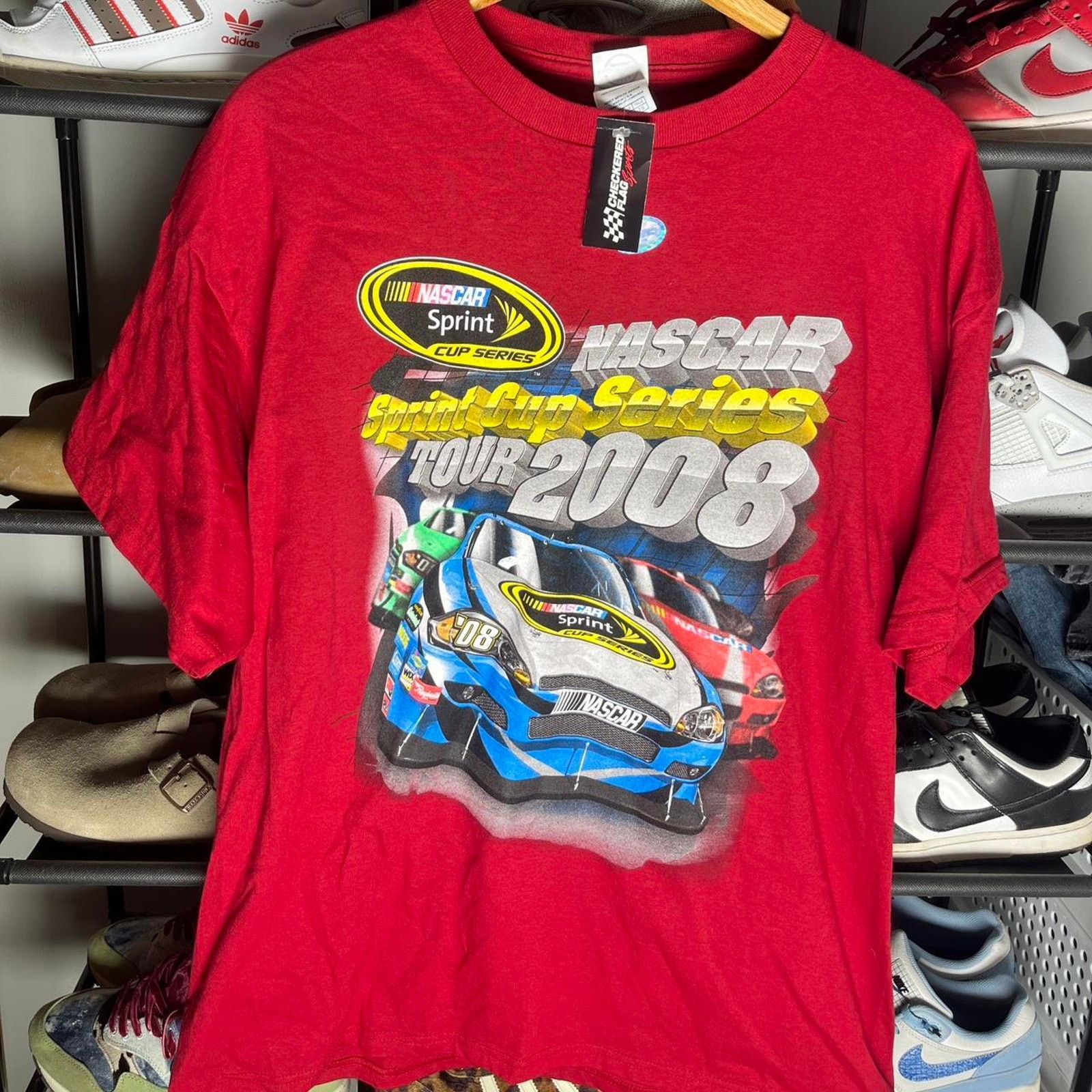 NASCAR Nascar Sprint Cup Series 2008 Tour Shirt Size US XL / EU 56 / 4 - 1 Thumbnail