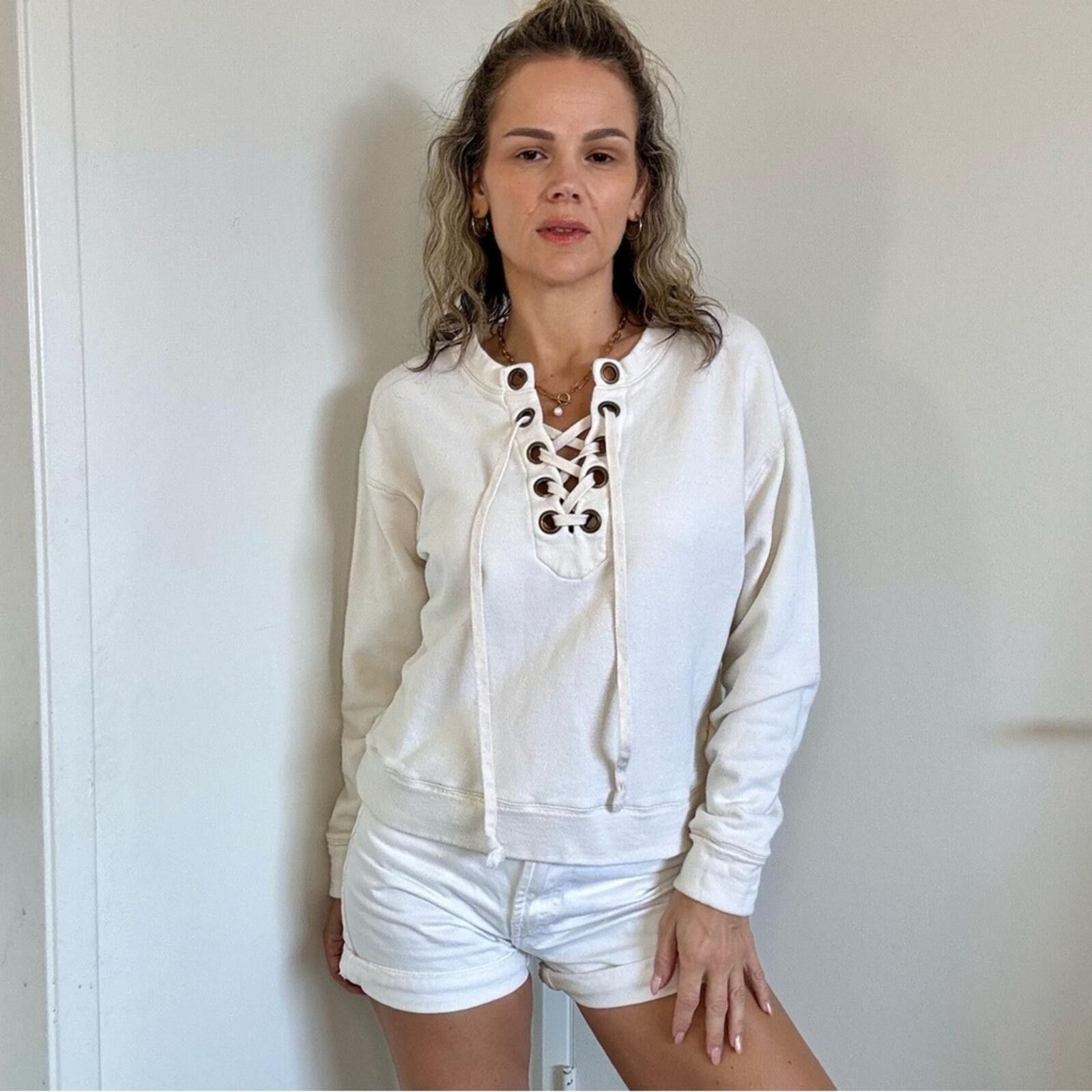 MOTHER MOTHER The Tieup Easy Sweatshirt Size S / US 4 / IT 40 - 3 Thumbnail
