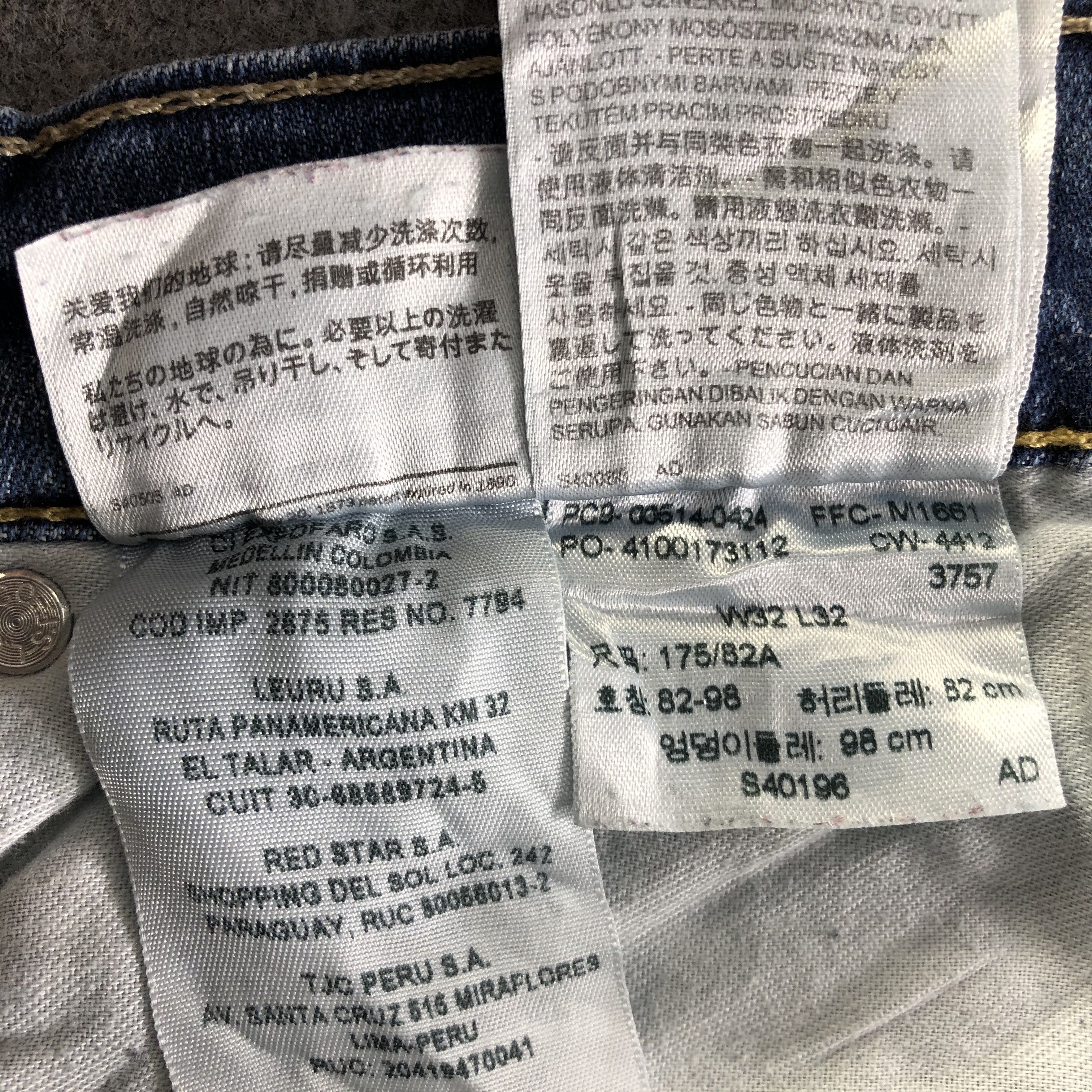 Levi's Vintage Blue Wash Levis 514 Jeans-J4508 Size US 31 - 12 Thumbnail