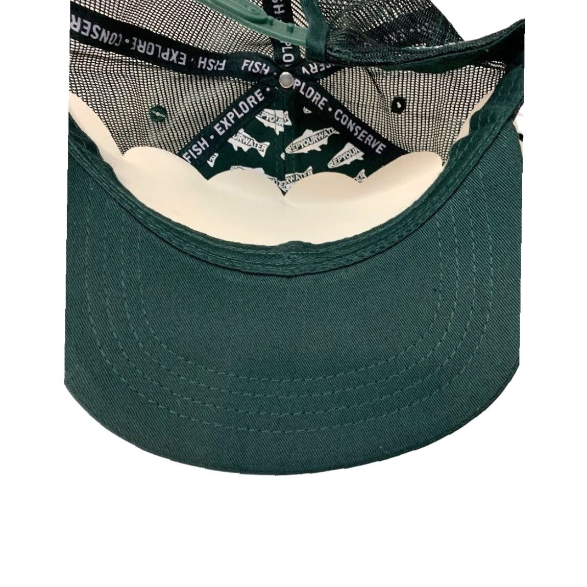 Bally RepYourWater East Lansing MI New Adult Adjustable Snapback Ball Cap Hat Green One Size Men Size ONE SIZE - 6 Thumbnail