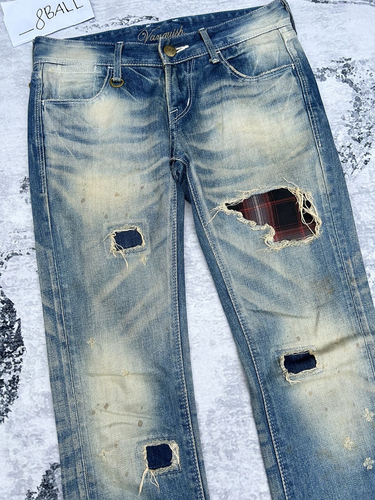 Vanquish Vanquish Distressed Jeans Size 30" / US 8 / IT 44 - 3 Thumbnail