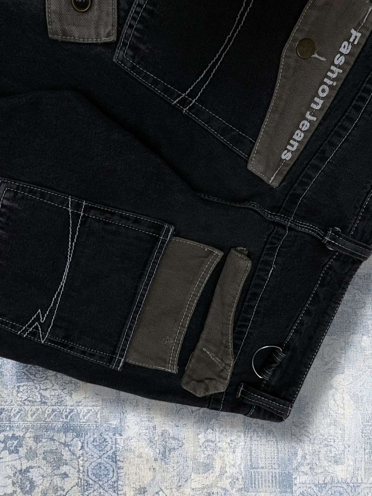 Beauty Beast Vintage 1990s Designer Japan Fashion Jeans Baggy Streetwear Size US 30 / EU 46 - 15 Thumbnail
