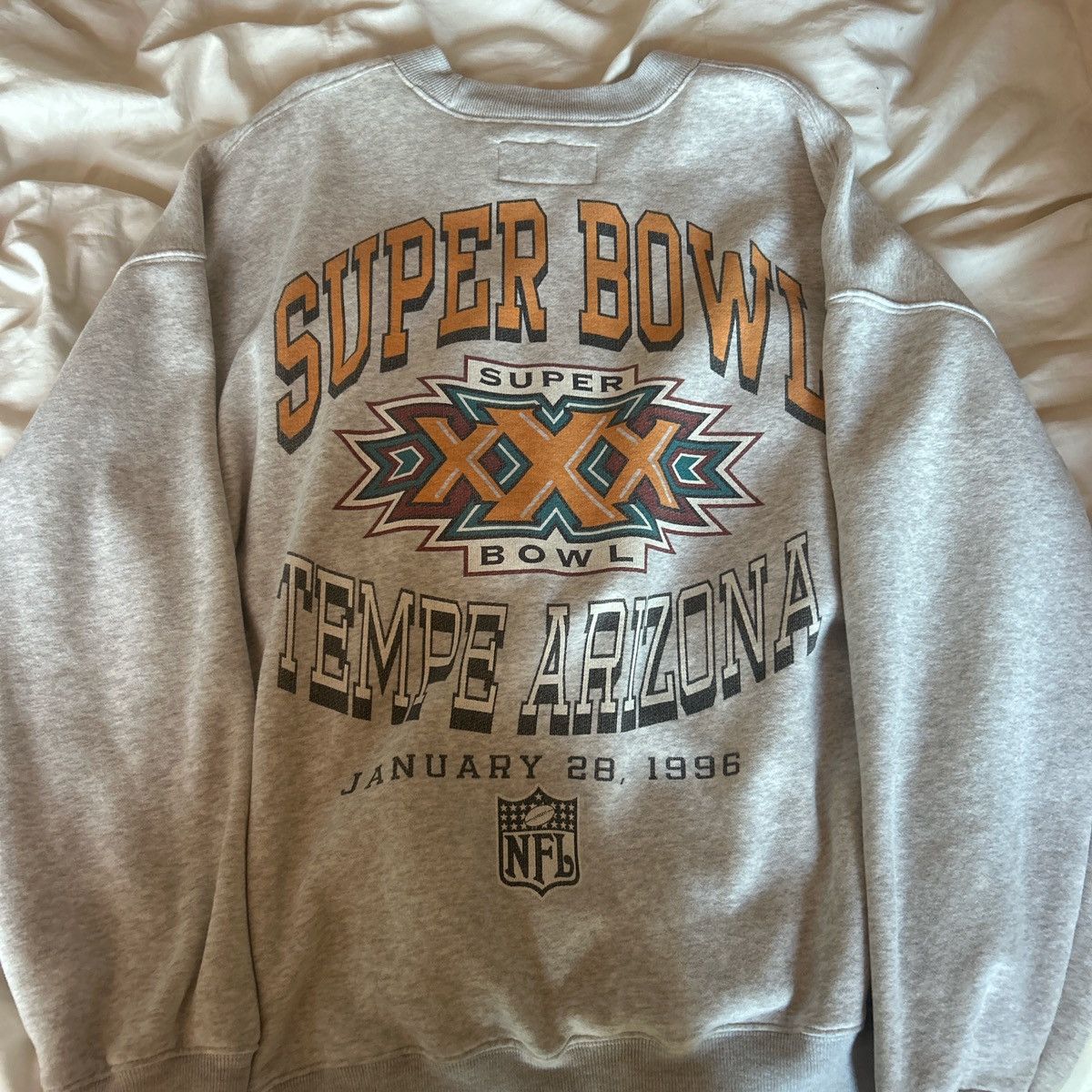 Abercrombie & Fitch × Vintage Abercrombie and Fitch Super Bowl Sweater Size US XL / EU 56 / 4 - 2 Thumbnail