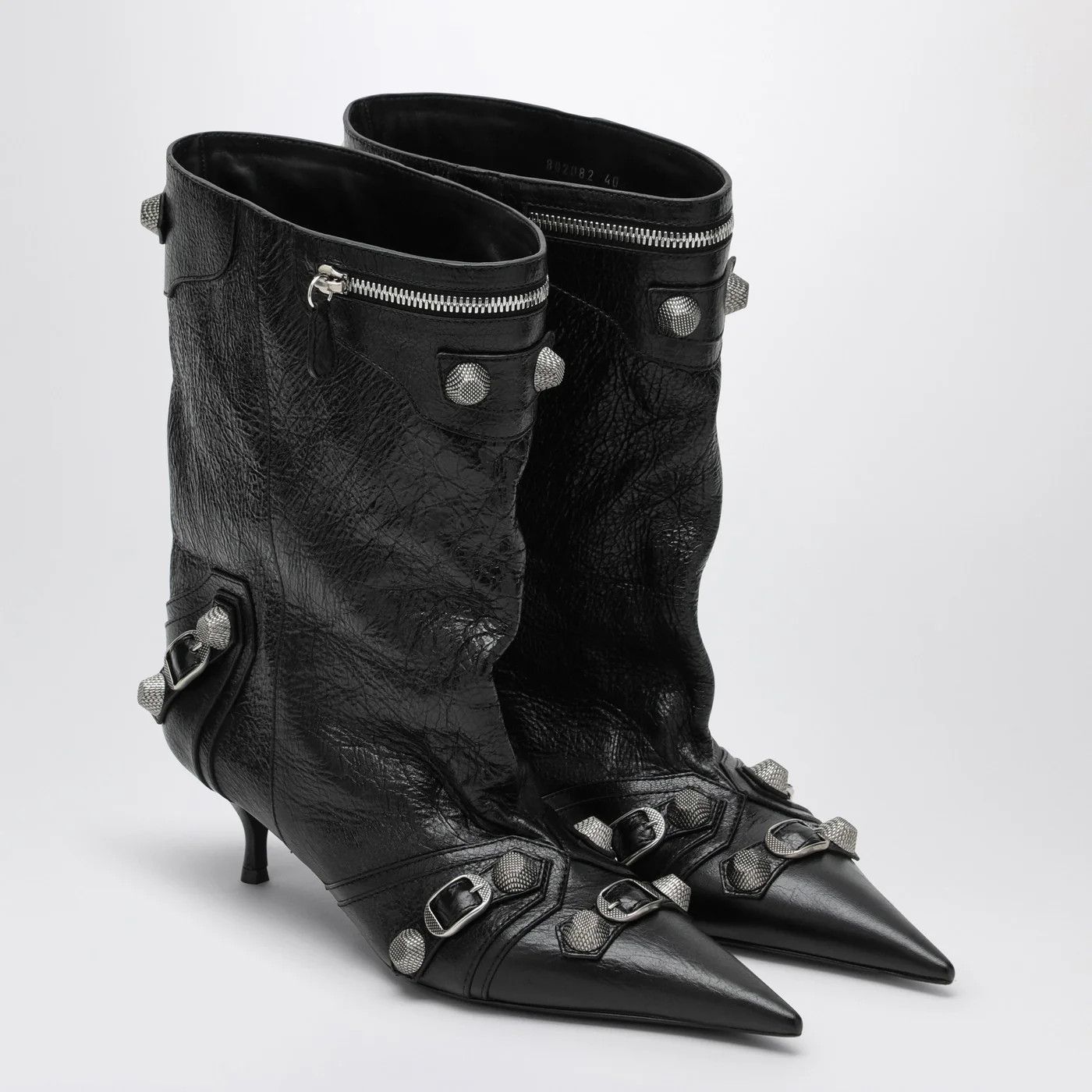 Balenciaga o1d2blof0426 Cagole Ankle Boots in Black Size US 6.5 / IT 36.5 - 2 Thumbnail
