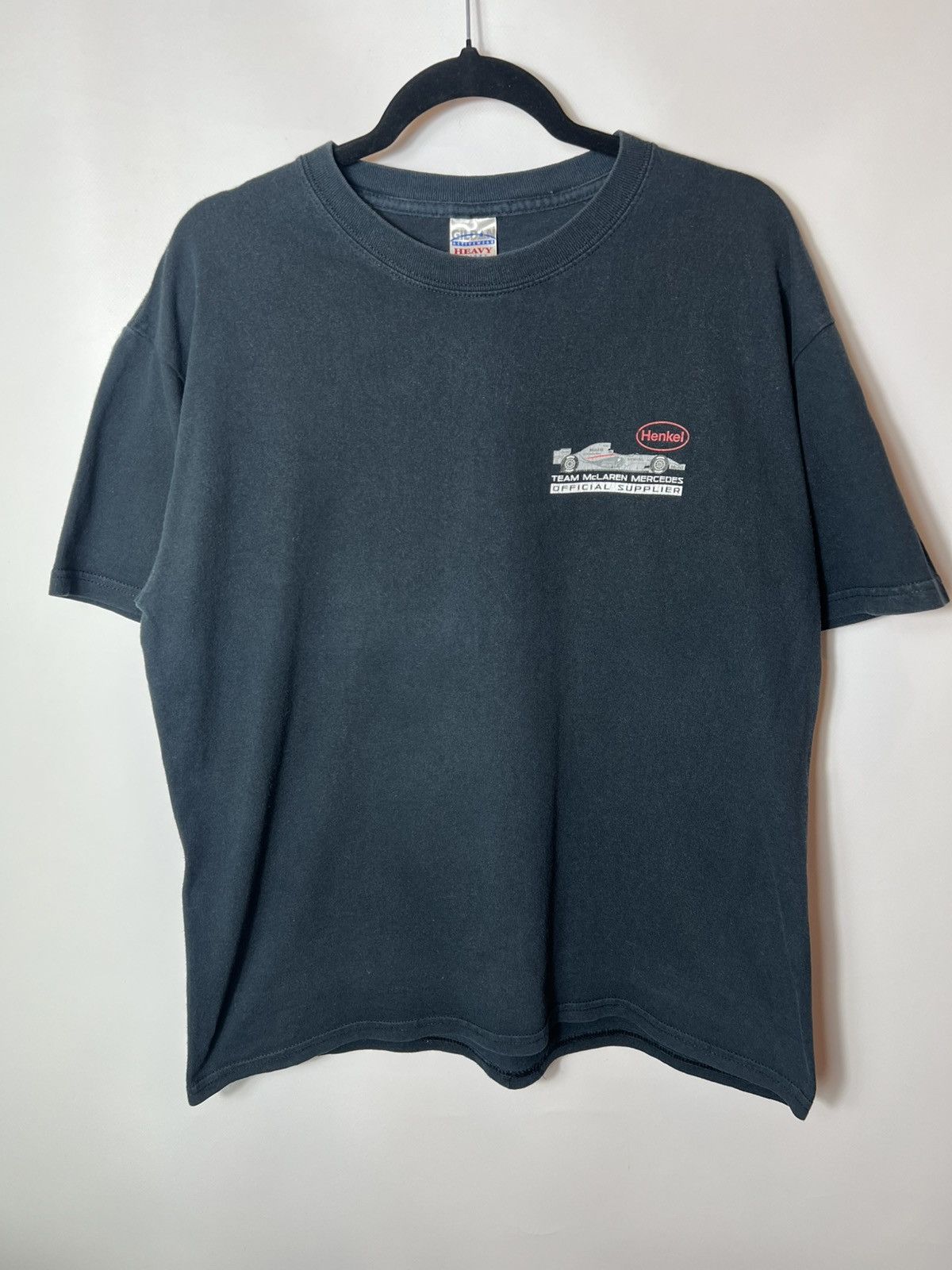 Malcolm McLaren Vintage Mercedes Benz McLaren Formula 1 Racing T-shirt Size US L / EU 52-54 / 3 - 1 Thumbnail