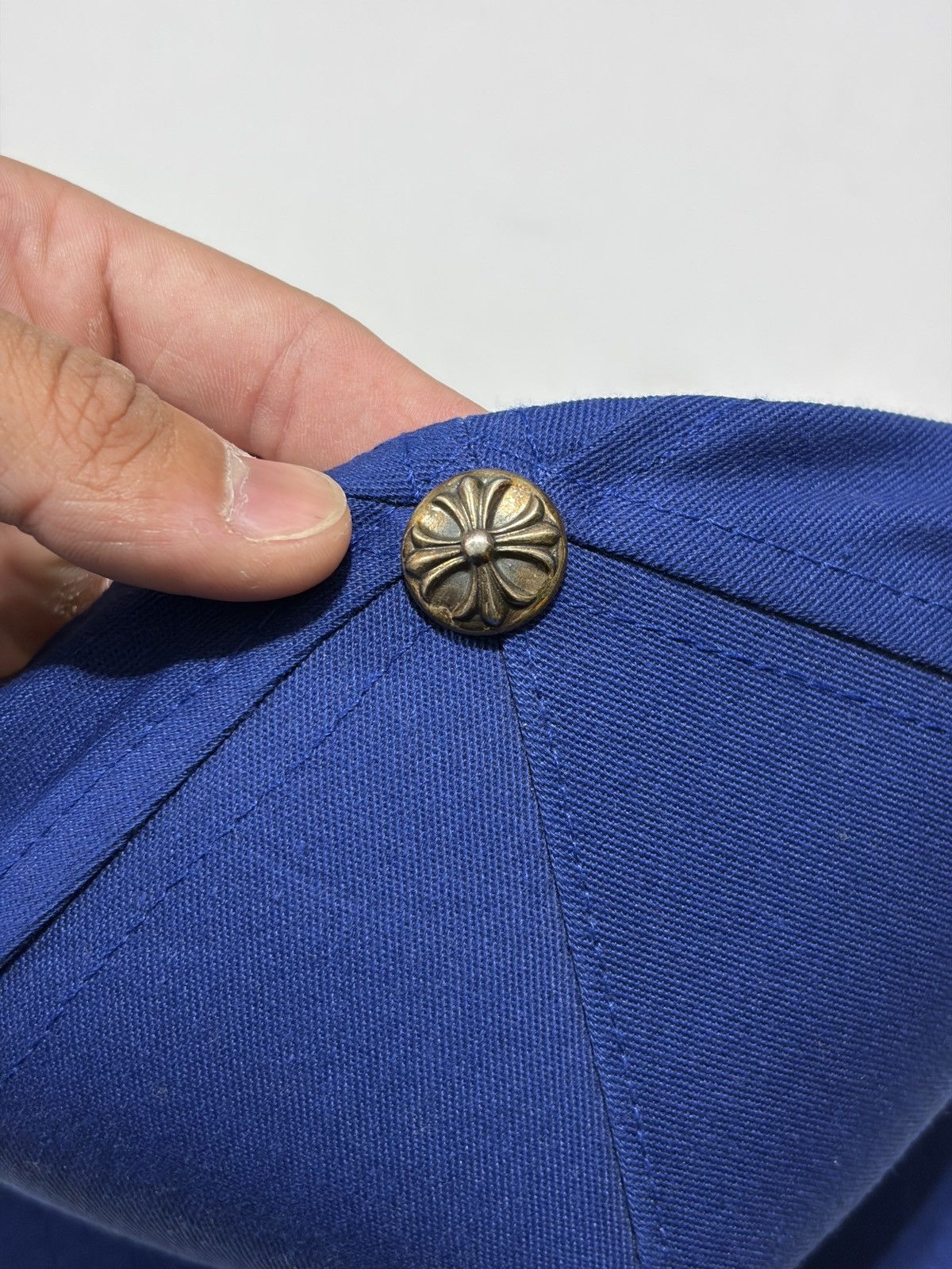 Chrome Hearts Chrome Hearts CH Baseball Cap Blue/Yellow Size ONE SIZE - 4 Thumbnail