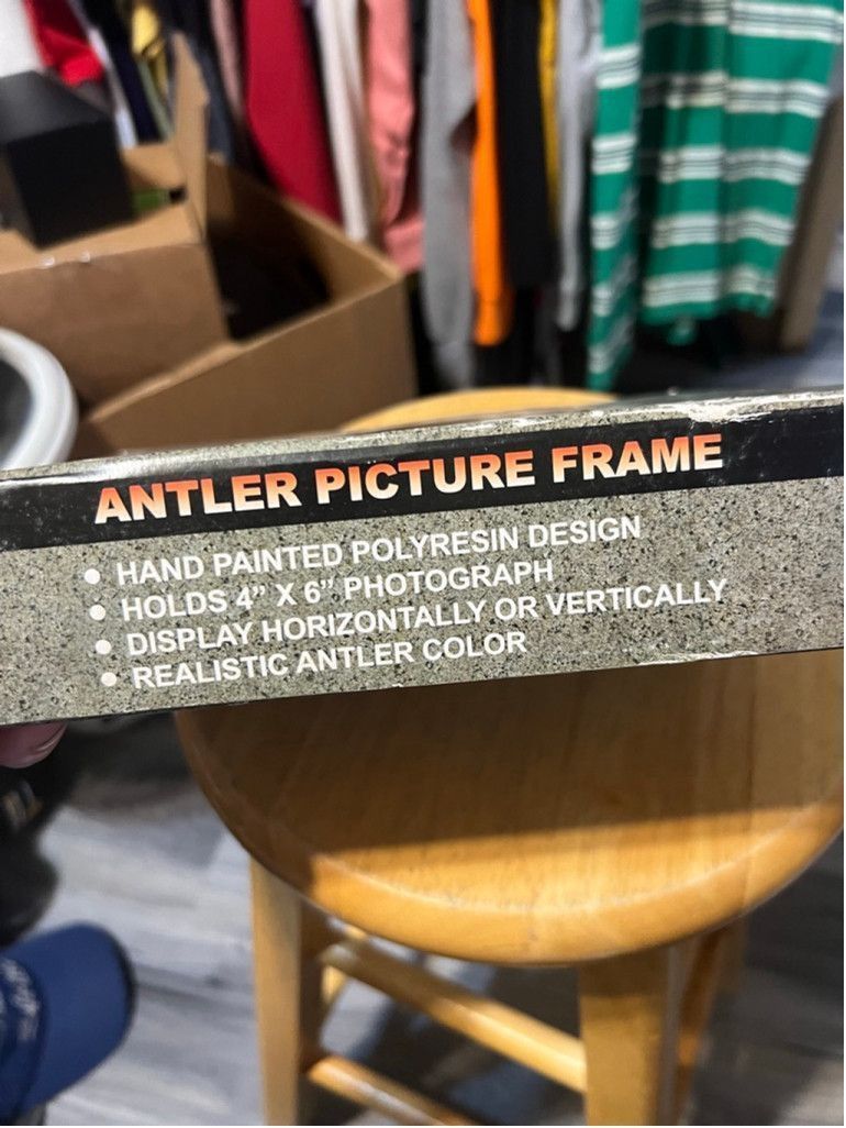 Other Rivers Edge Antler Picture Frame One Size Beige Brown Size ONE SIZE - 2 Thumbnail