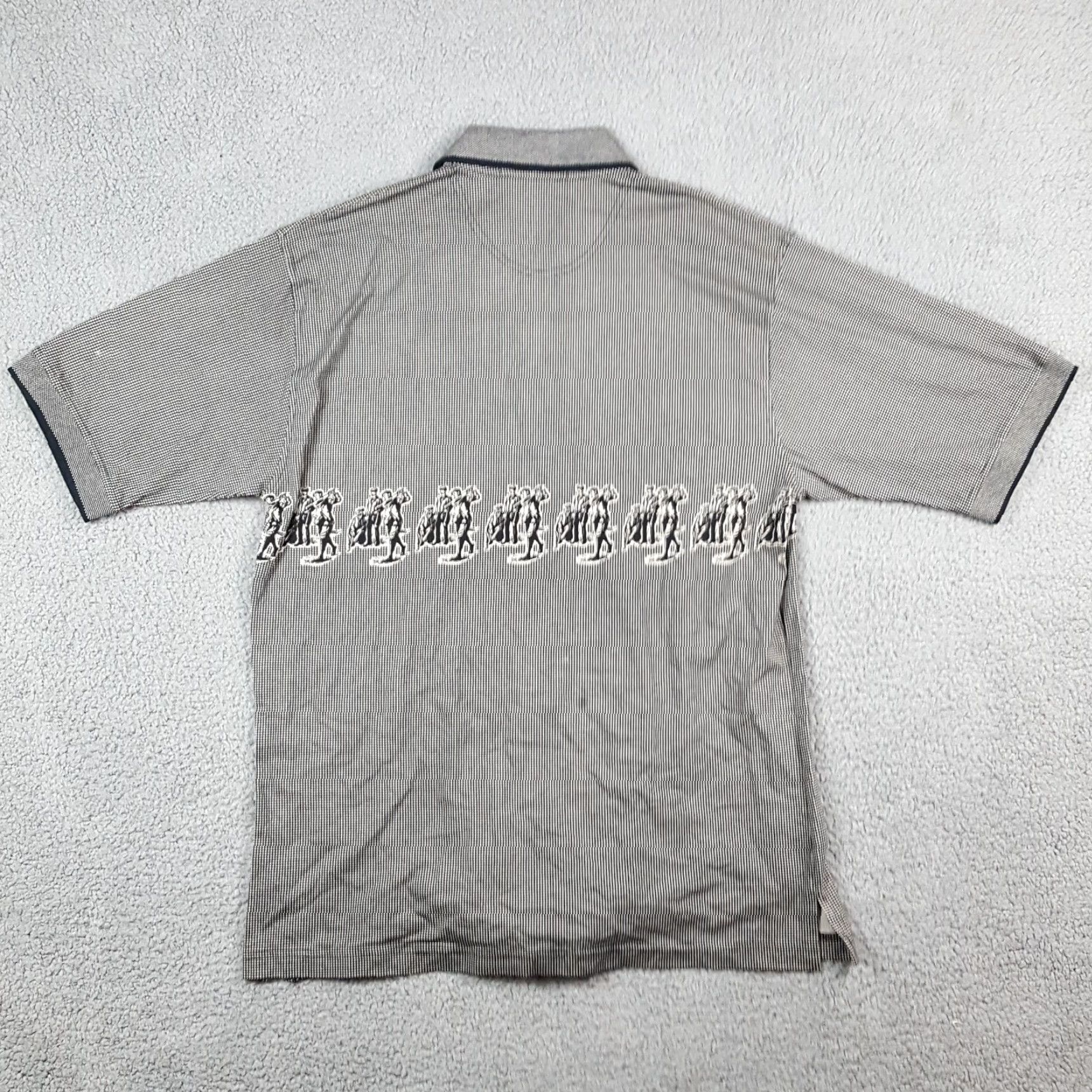 Vintage Vintage Grand Slam Houndstooth Polo Shirt Men Large Short Sleeve Collared Cotton 90s Preppy Golf Size US L / EU 52-54 / 3 - 4 Thumbnail