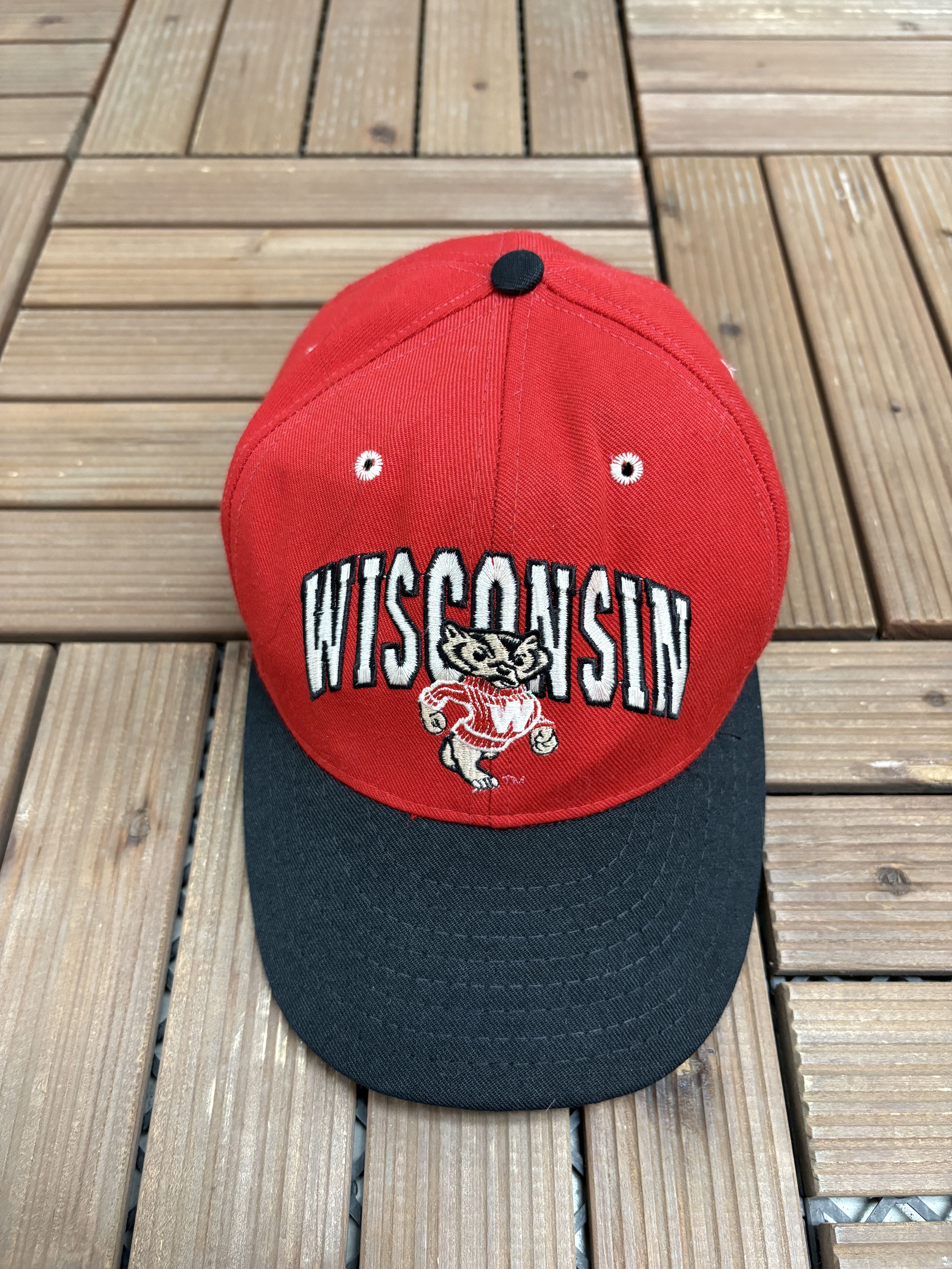 Vintage Wisconsin Badgers Embroidered Vintage Hat Cap Size ONE SIZE - 2 Thumbnail