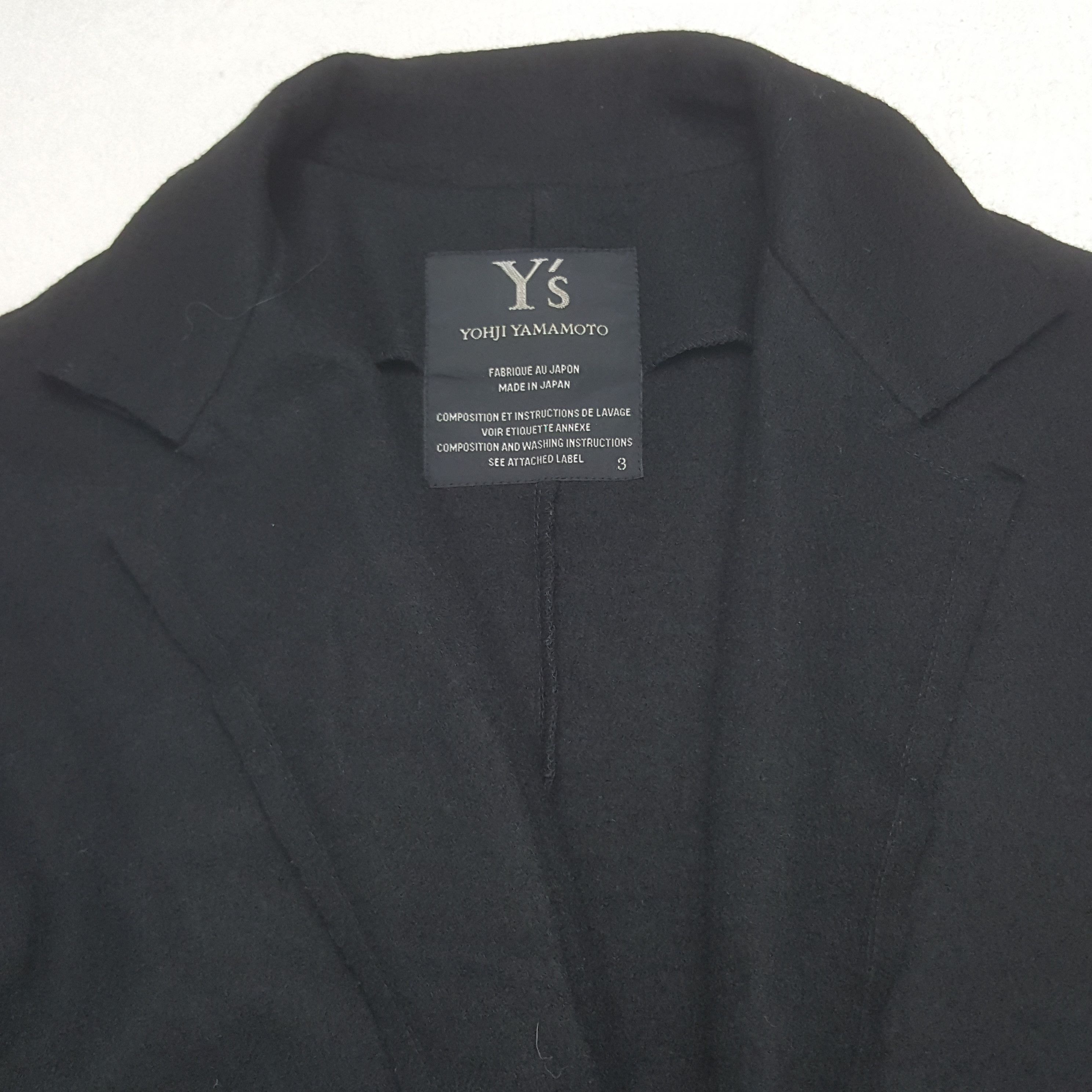 Yohji Yamamoto Vintage Y's by Yohji Yamamoto Coat Jacket C296N28 Size US XXS / EU 40 - 3 Thumbnail