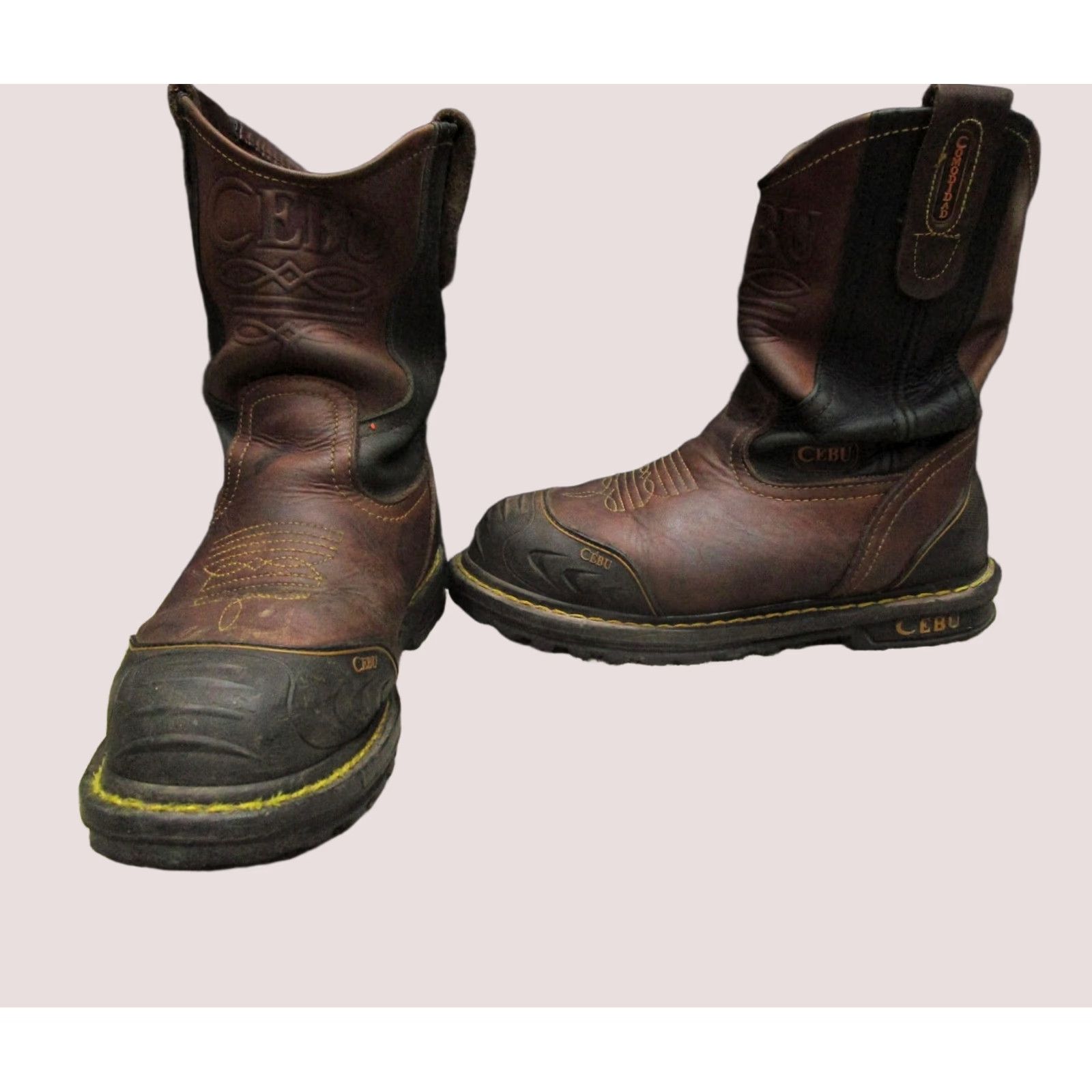 Vintage VINTAGE Red Wing Boots Mens 8.5 D Brown Leather  display picture 1