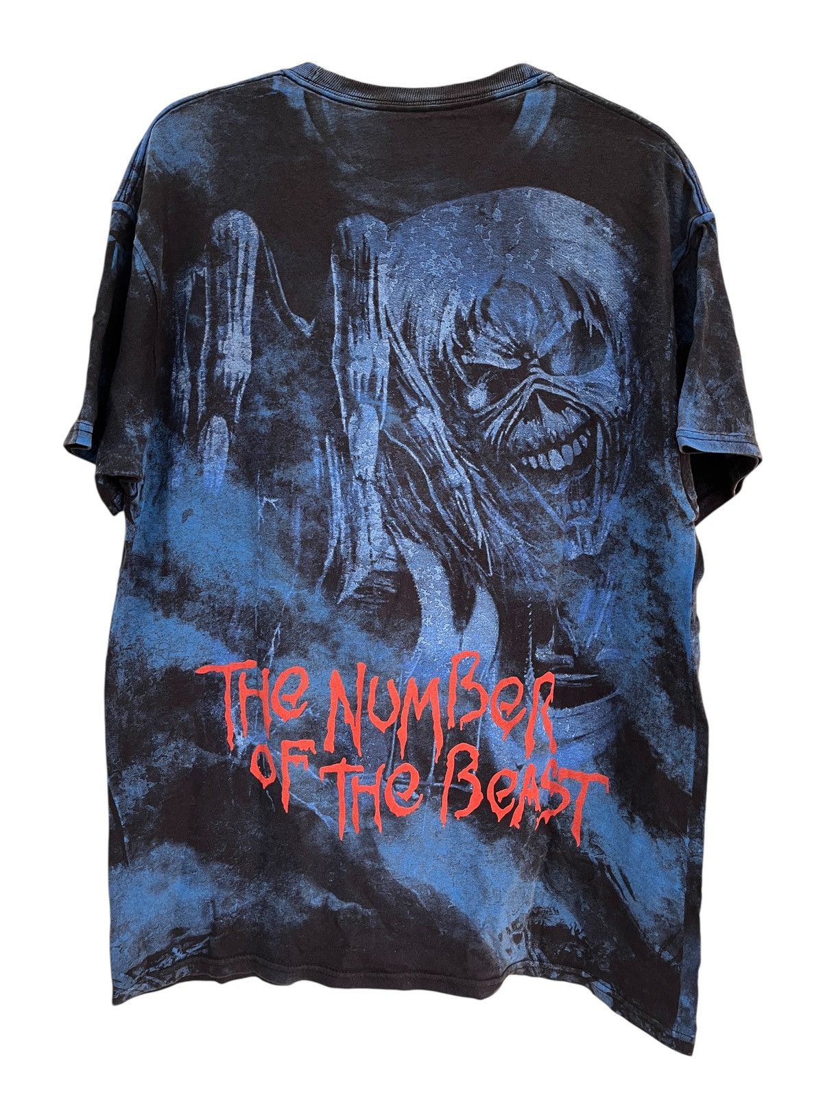 Band Tees Iron maiden The number of the beast Allover shirt Size US L / EU 52-54 / 3 - 2 Thumbnail