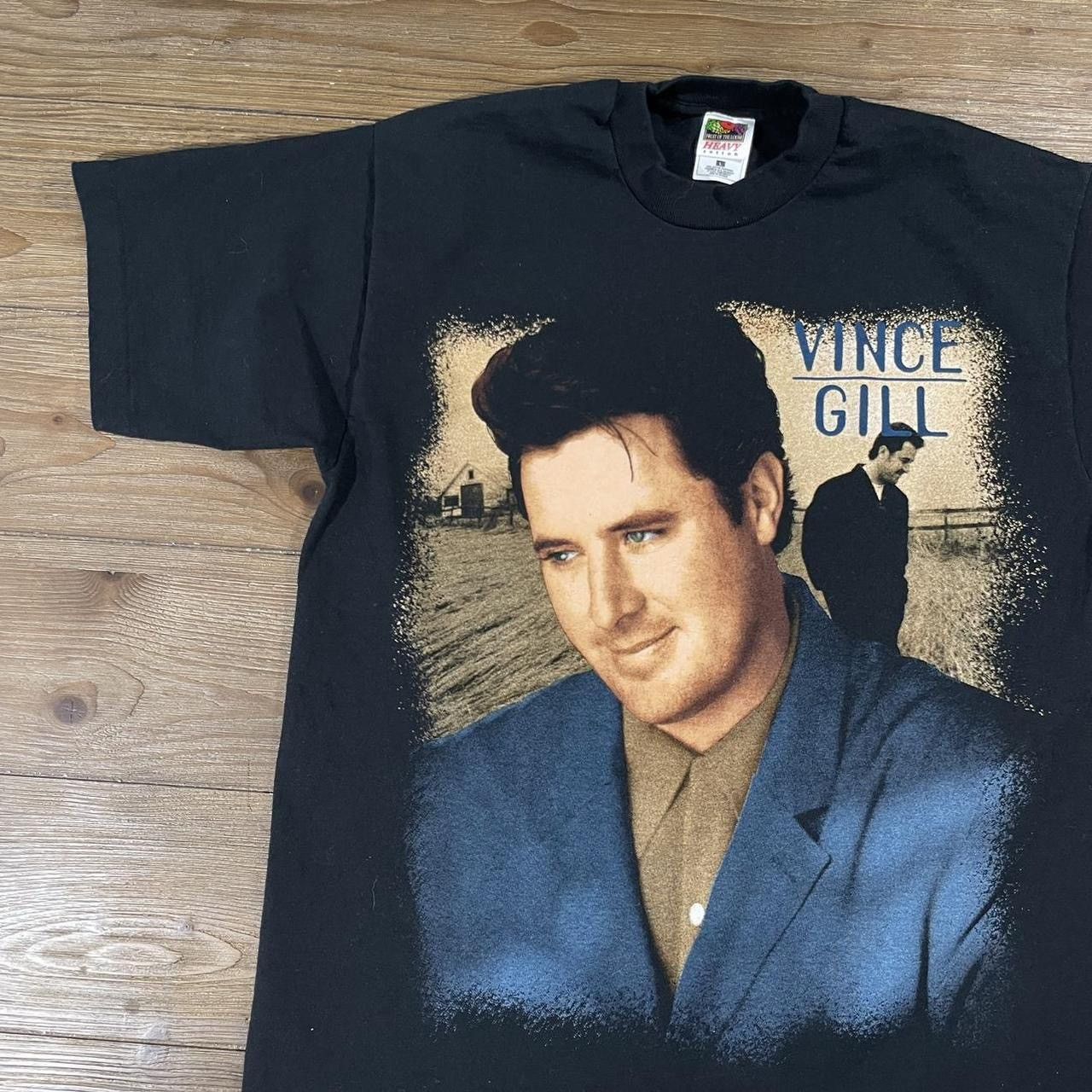 Band Tees × Vintage Vintage 90’s Vince Gill Country Music Tour T-Shirt Size US L / EU 52-54 / 3 - 3 Thumbnail