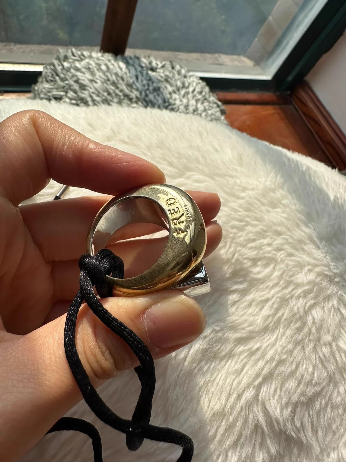 FRED fred 95 new square & circle gold/silver pendant Size ONE SIZE - 6 Thumbnail