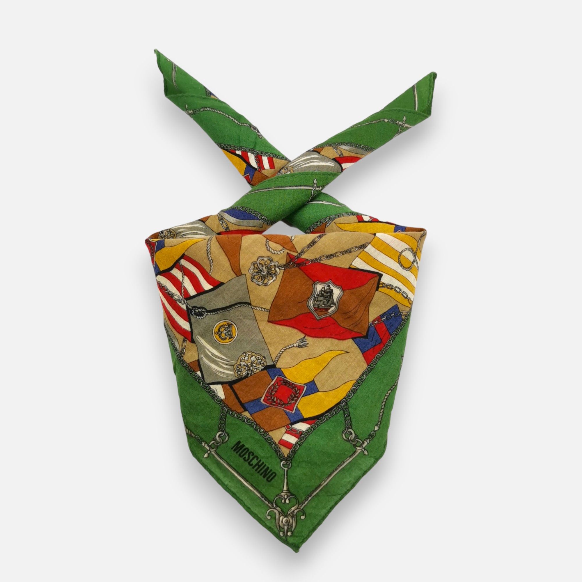 Moschino Vintage Moschino Handkerchief Pocket Square Bandana Size ONE SIZE - 1 Thumbnail