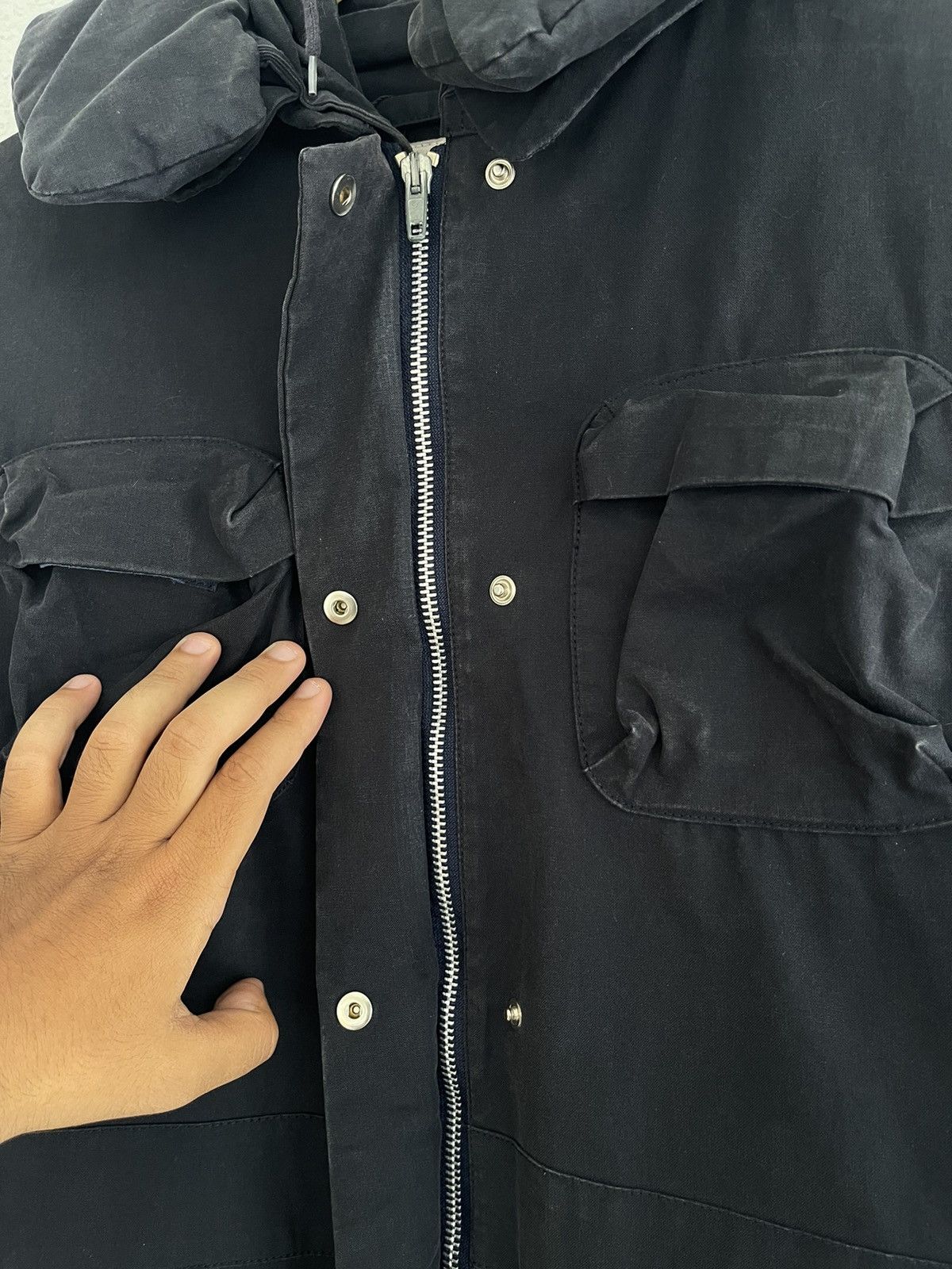 Helmut Lang SS2000 Helmut Lang Pillow Neck Bondage Field Parka Jacket Size US S / EU 44-46 / 1 - 6 Thumbnail