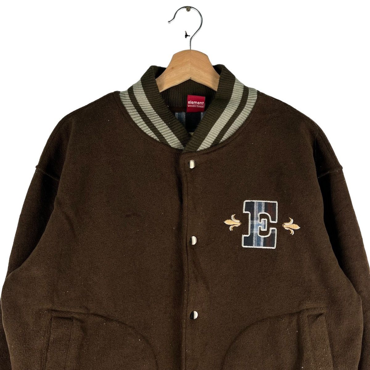Japanese Brand 🔥VINTAGE WOOL BOMBER JACKET ELEMENT ISSEY MIYAKE Size US M / EU 48-50 / 2 - 2 Thumbnail