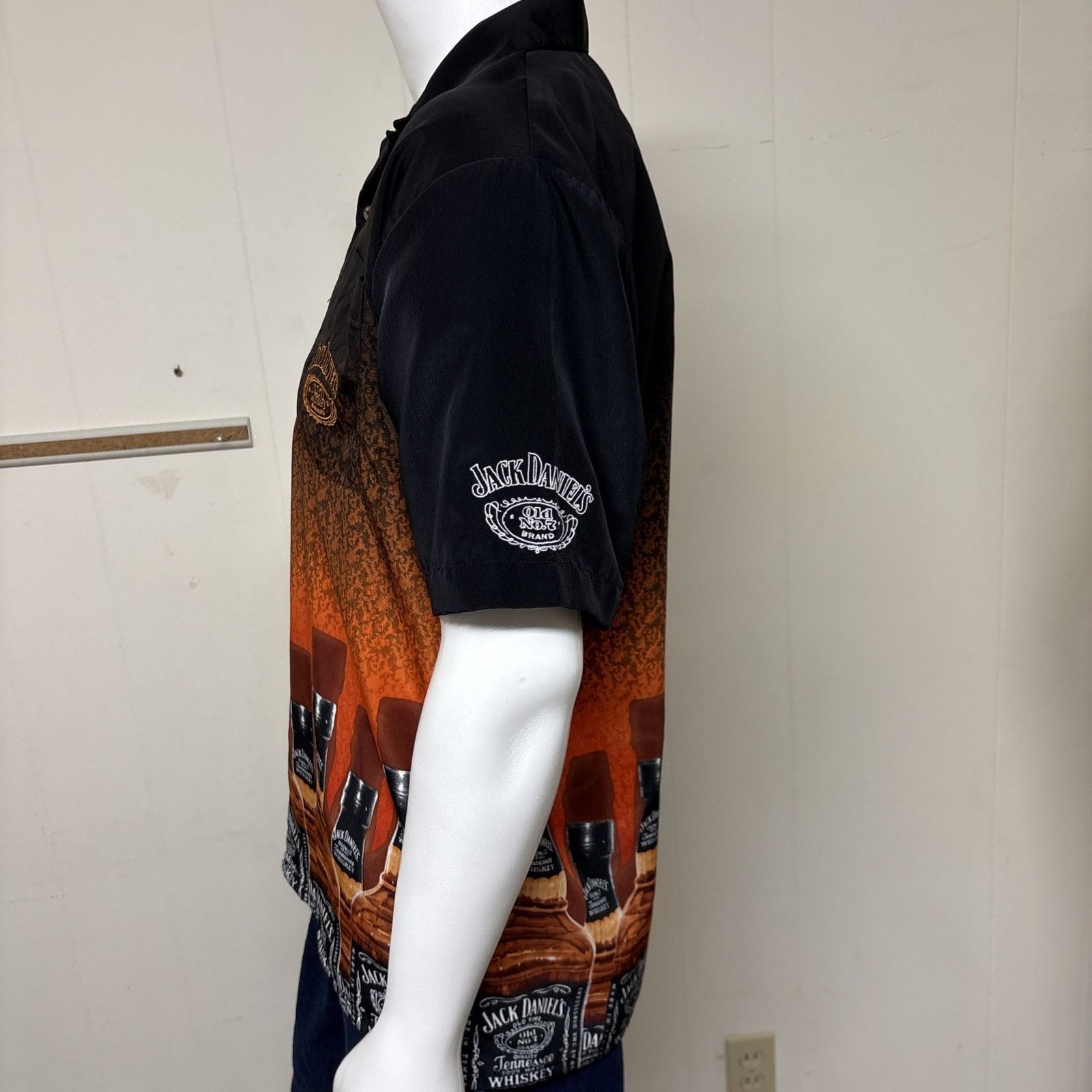 Dragonfly Jack Daniels Dragonfly Shirt Mens Medium Black Whiskey Borde Size US M / EU 48-50 / 2 - 2 Thumbnail