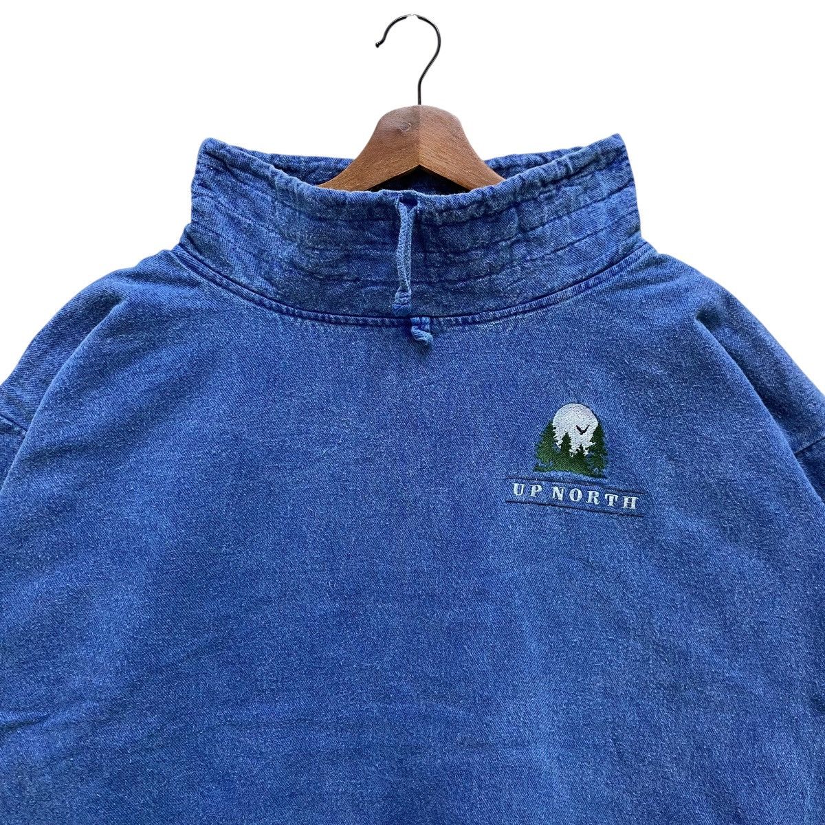 Vintage Vintage Up North Sweatshirt Made in USA Redford Mock Neck Size US XL / EU 56 / 4 - 2 Thumbnail